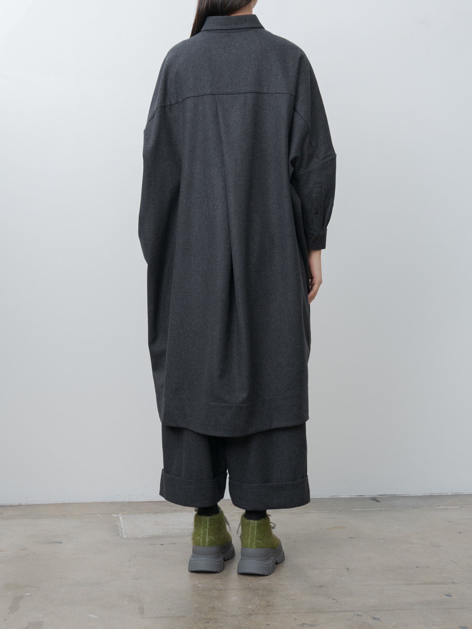 Namu Shop - Toogood The Baker Trouser - Wool Cash Flannel Charcoal