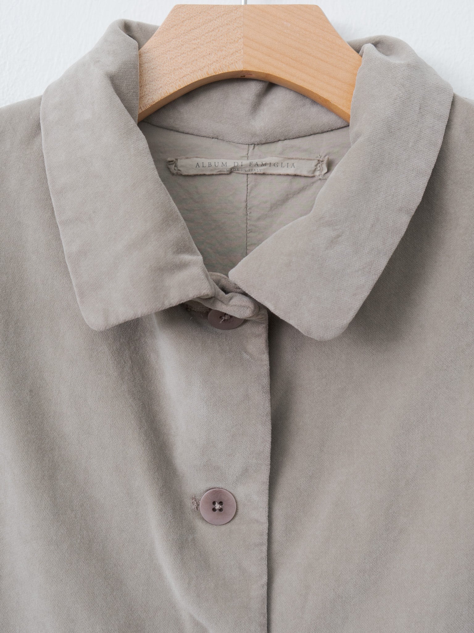 Collar Coat V - Marron Glace
