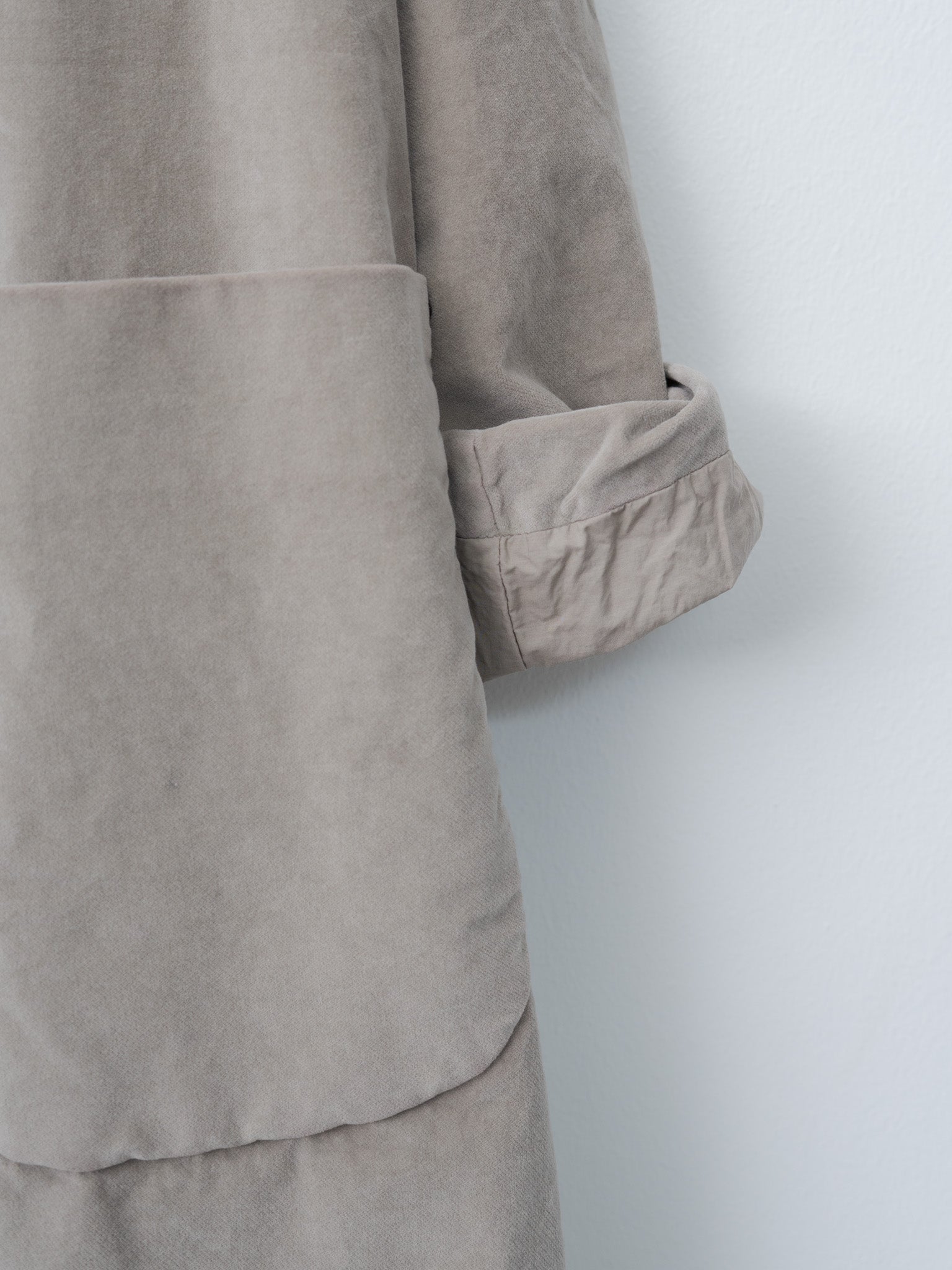 Collar Coat V - Marron Glace