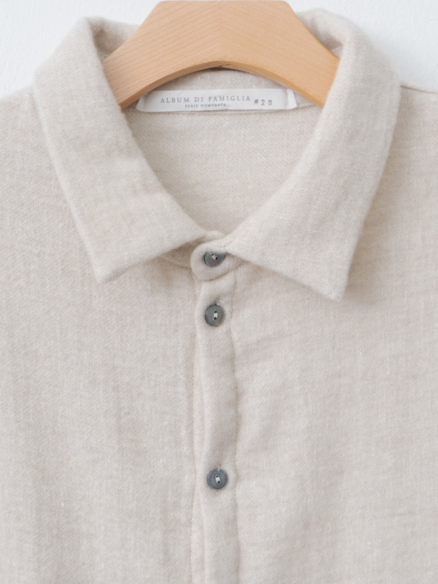 Soft Collar Shirt Light WO/WS - Natural