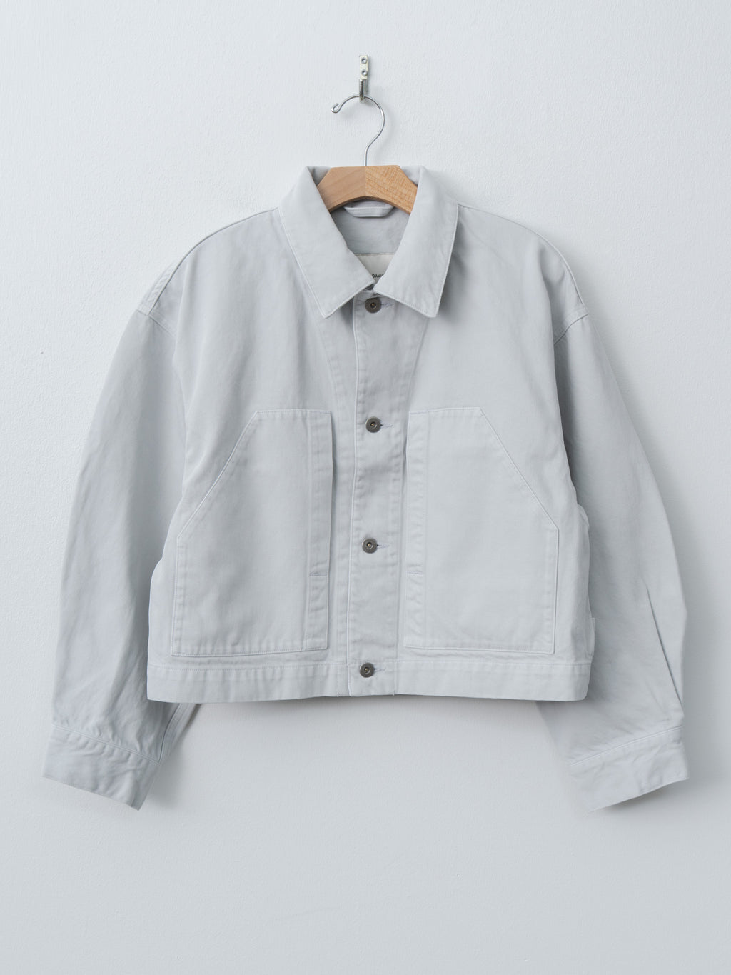 Cropped Jacket - Ice Gray