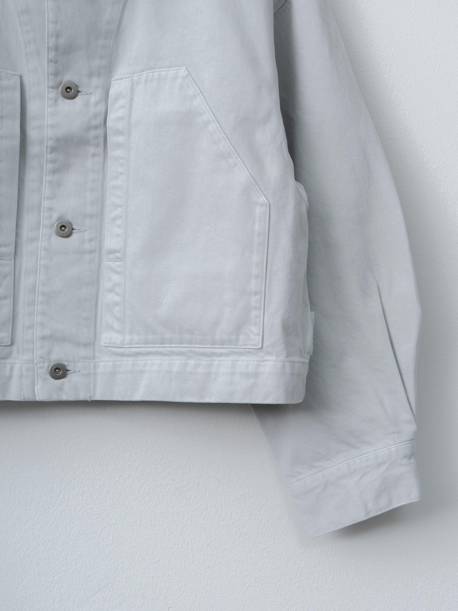 Cropped Jacket - Ice Gray