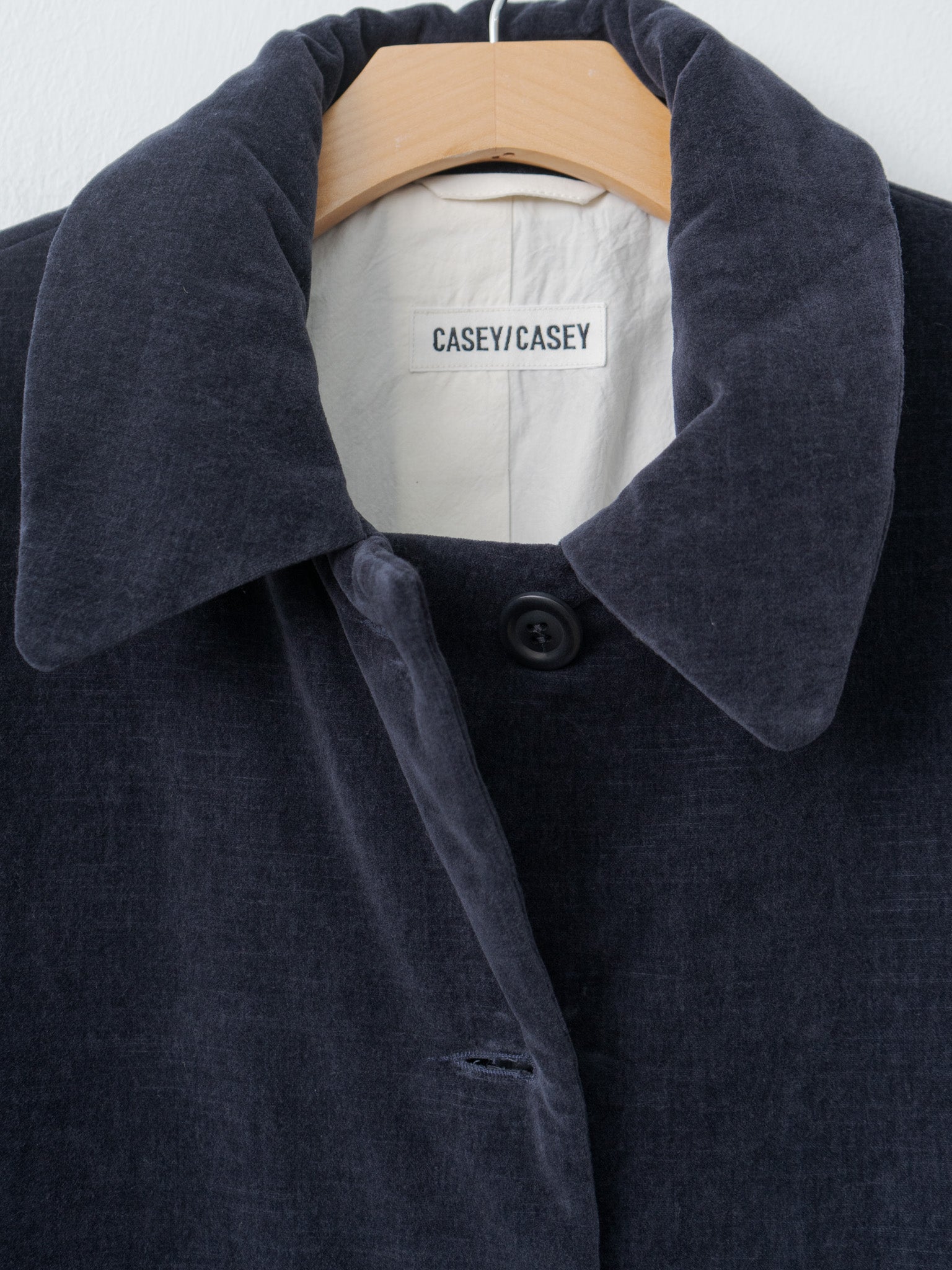 Milu Coat L VELVET - Navy