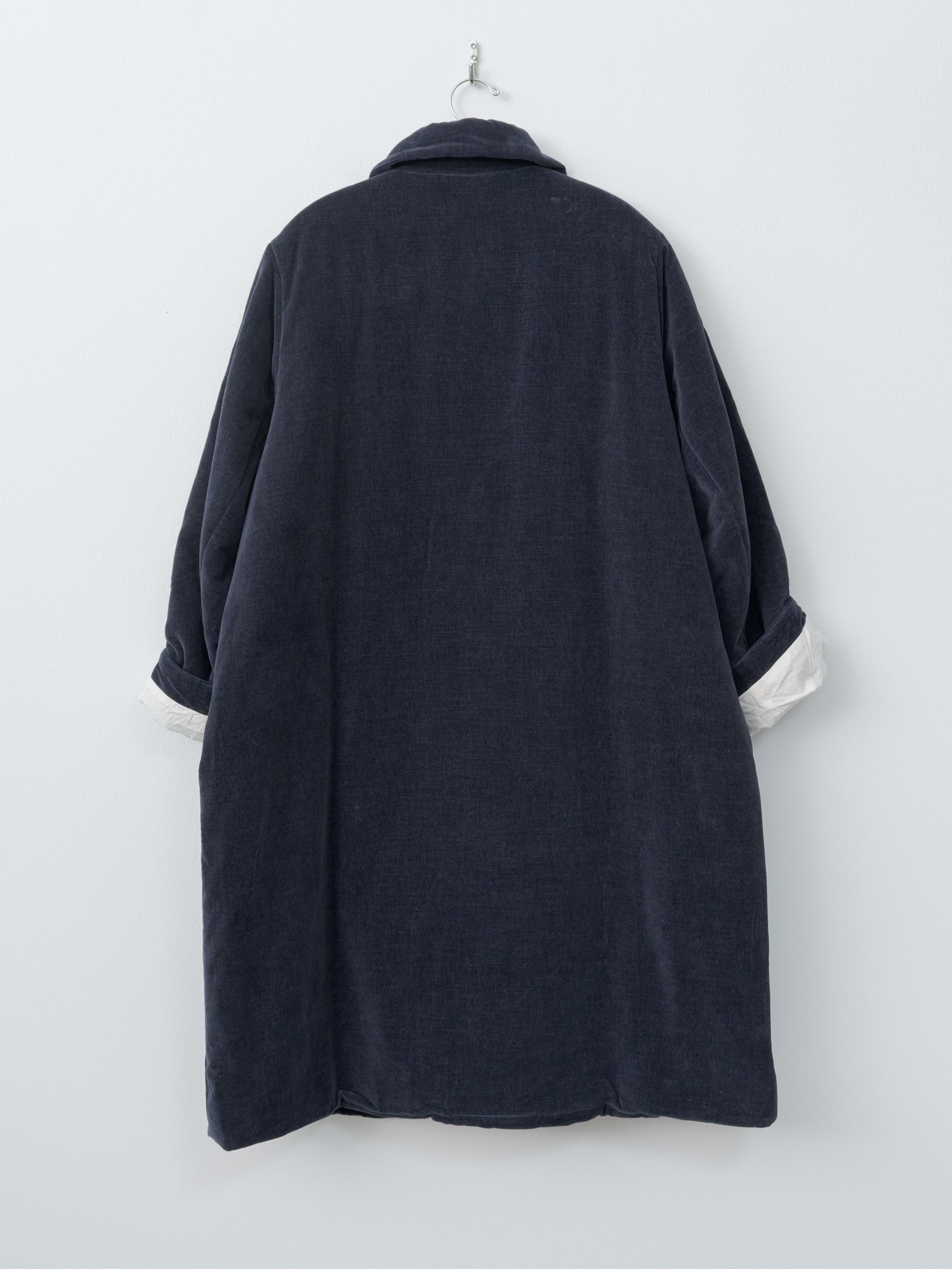 Milu Coat L VELVET - Navy