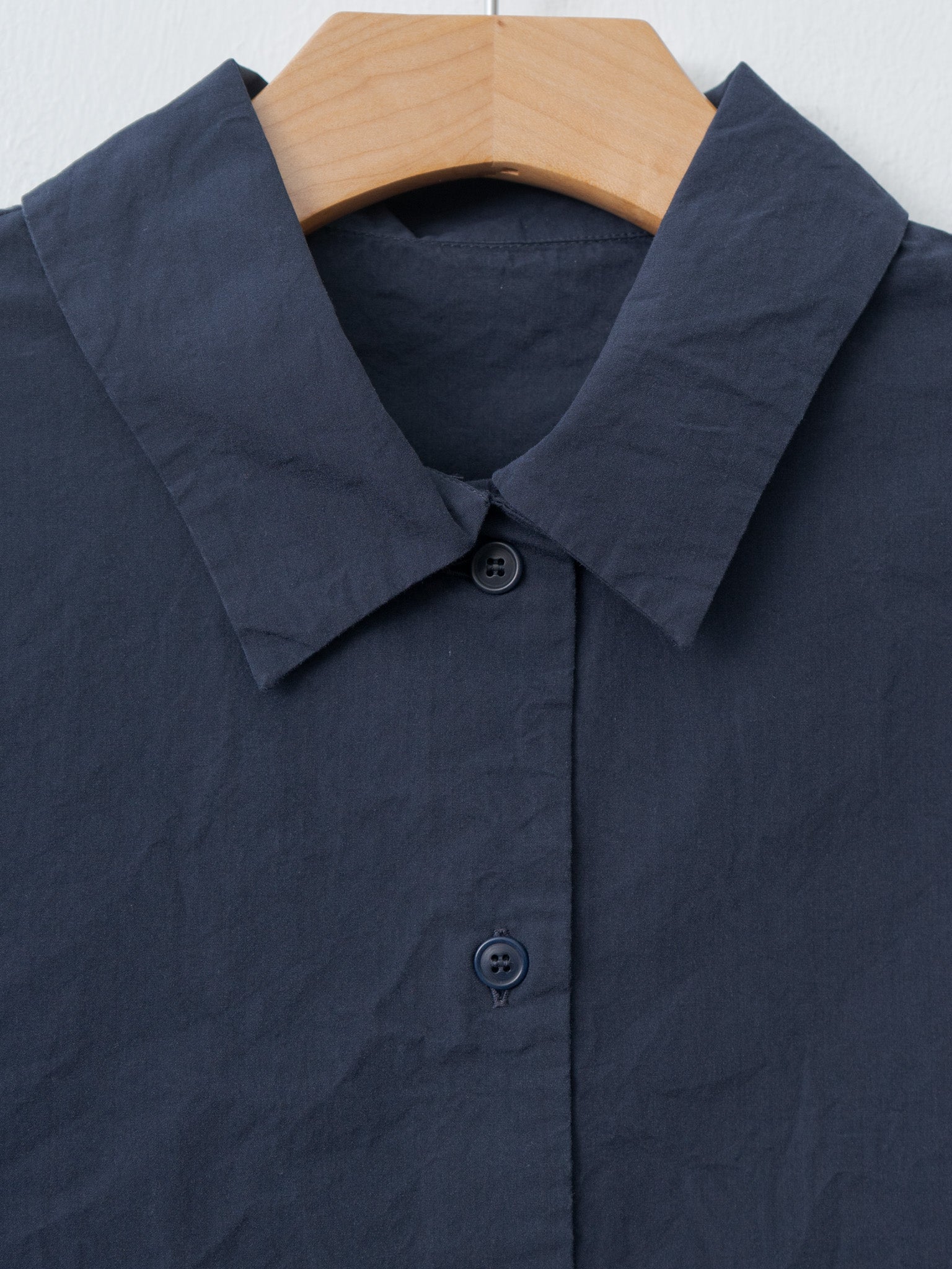 Elena Shirt PAPER COT - Navy