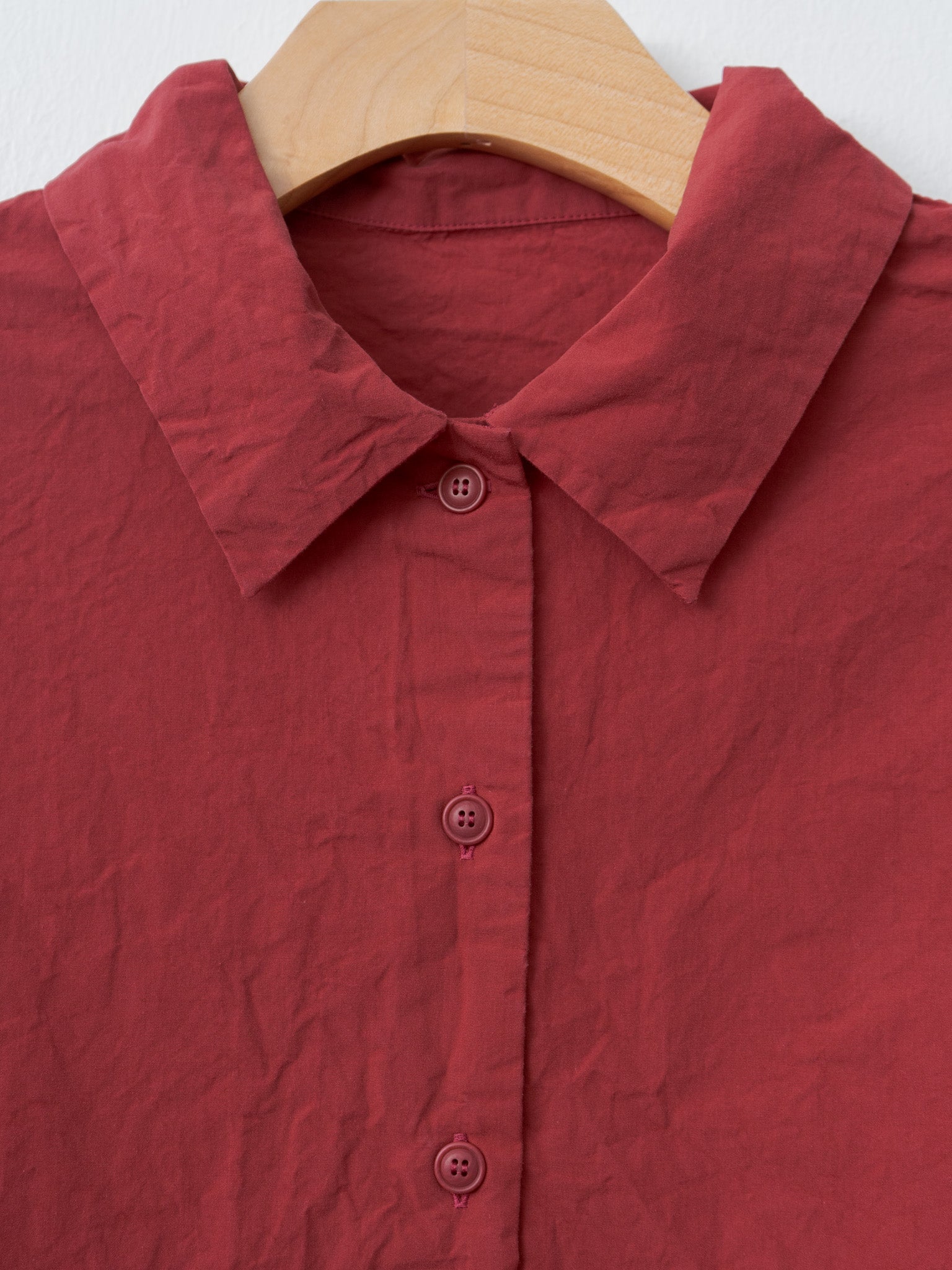 Elena Shirt PAPER COT - Rusty