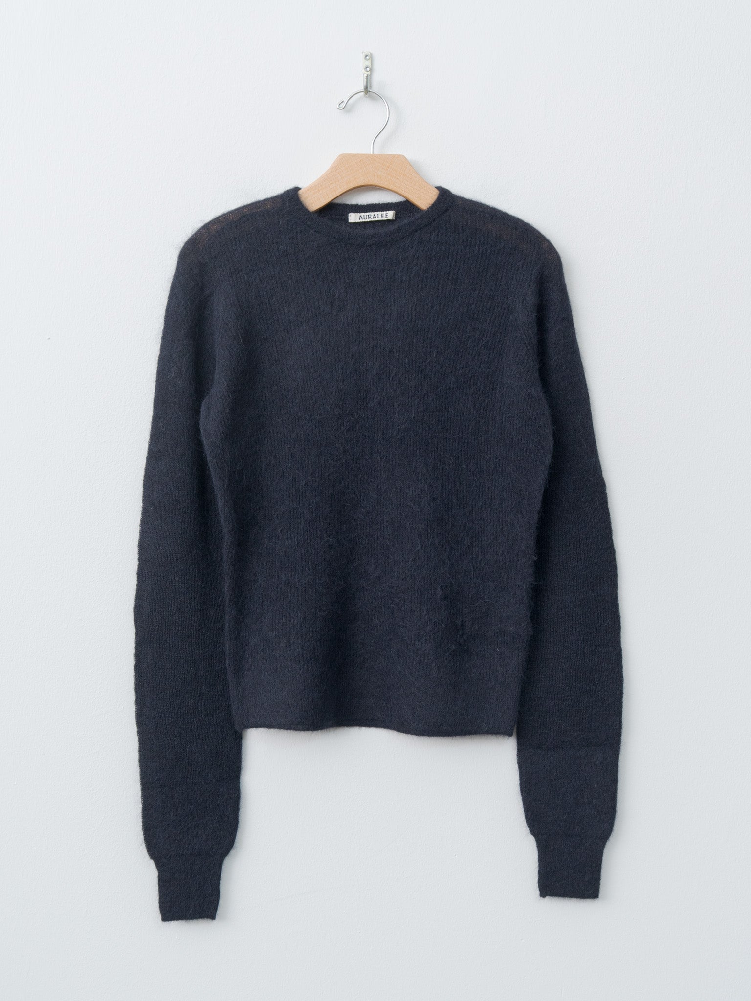 Baby Suri Alpaca Sheer Knit P/O - Navy