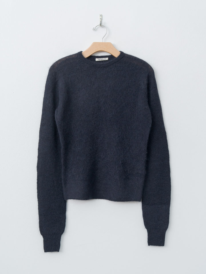 Baby Suri Alpaca Sheer Knit P/O - Navy