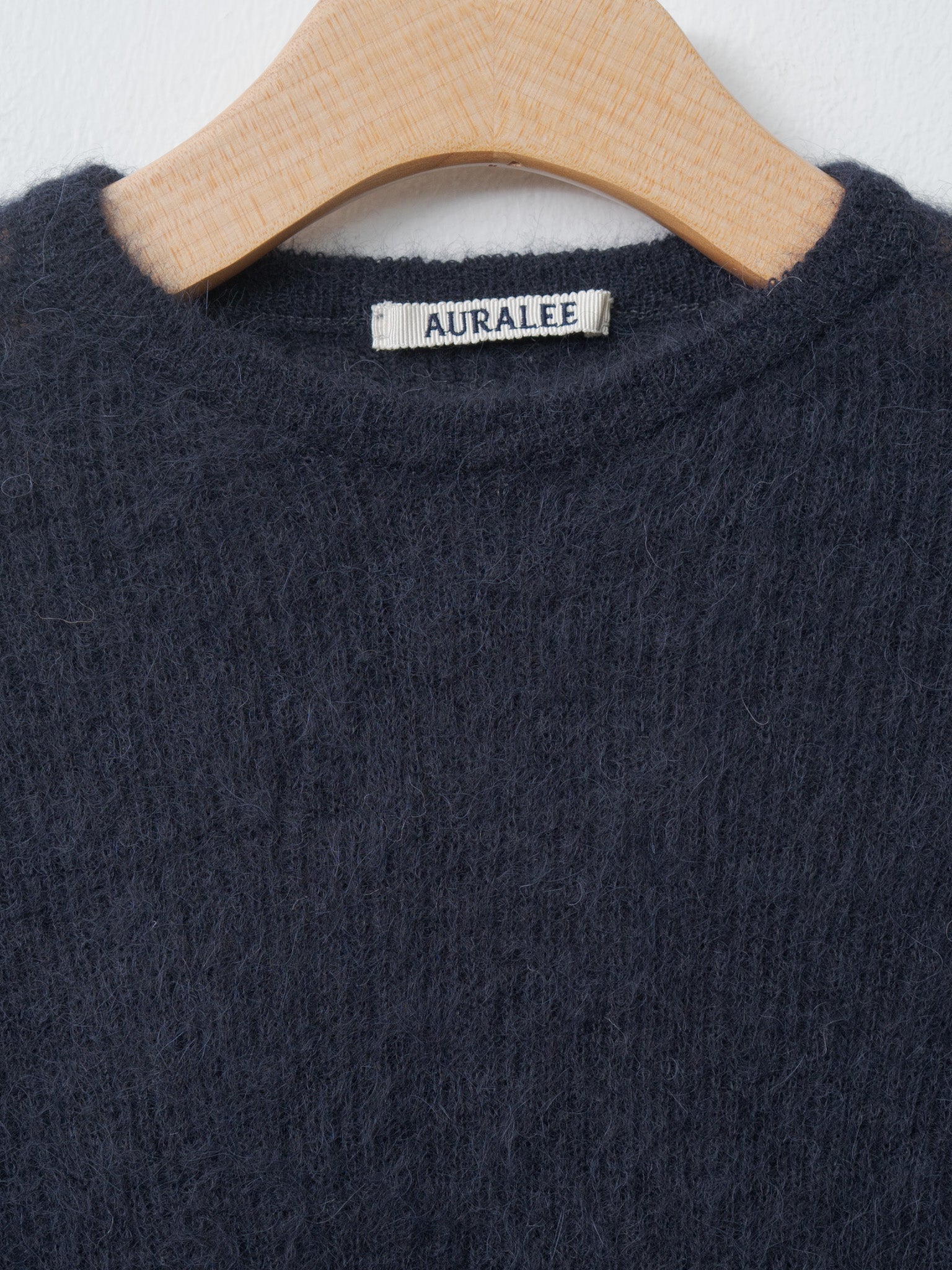 Baby Suri Alpaca Sheer Knit P/O - Navy