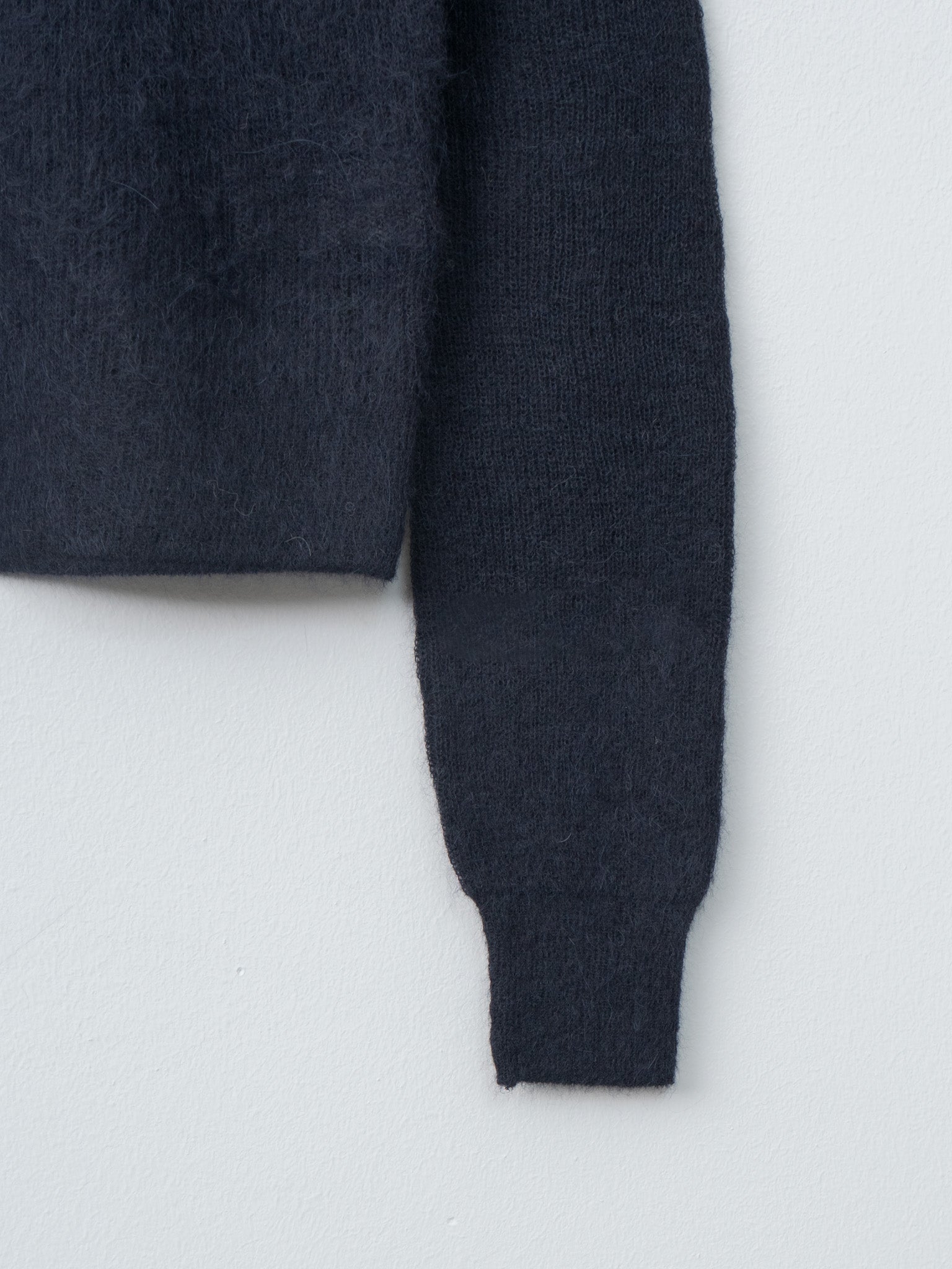 Baby Suri Alpaca Sheer Knit P/O - Navy