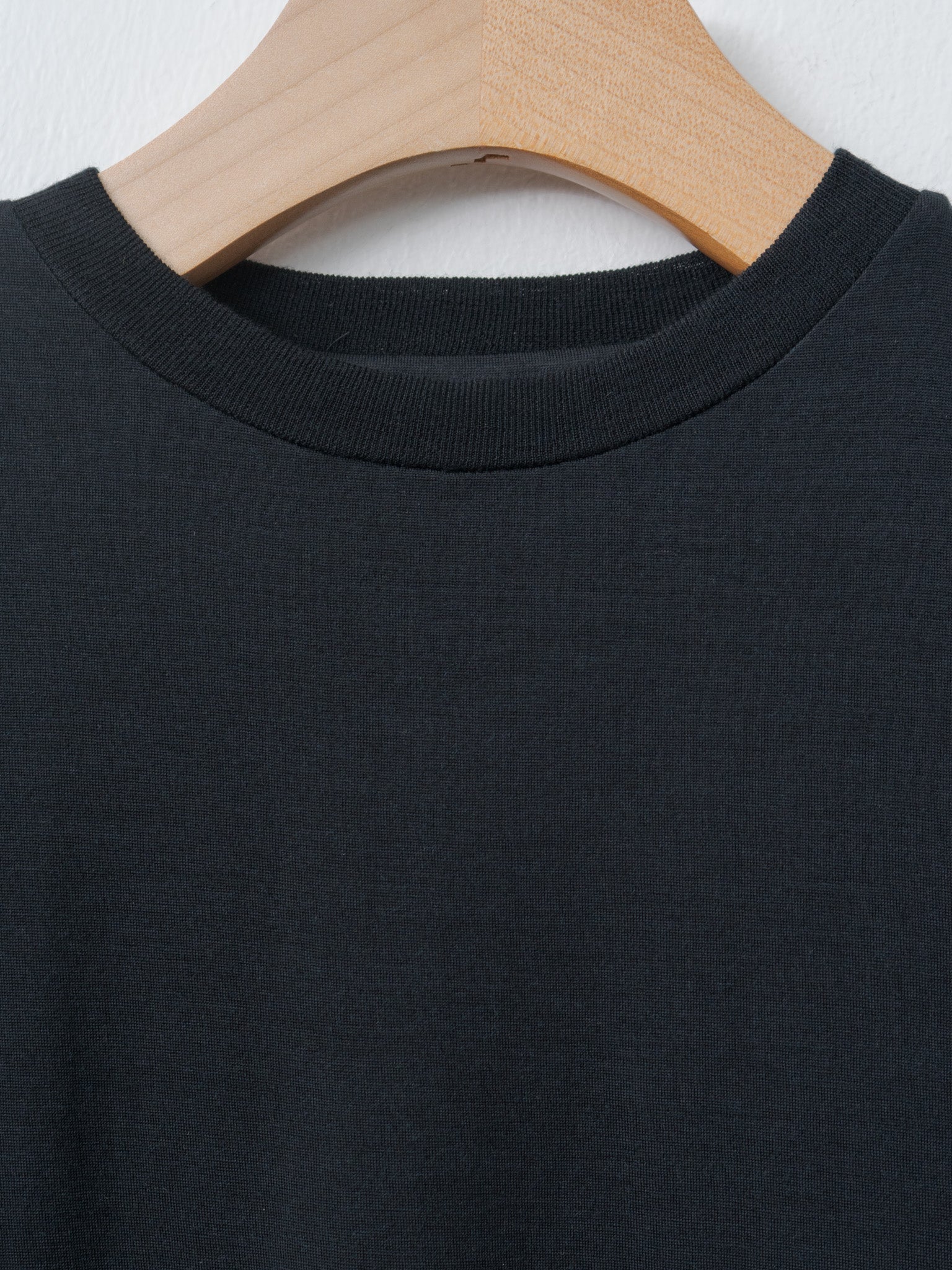 Wool Soft Jersey L/S Tee - Black