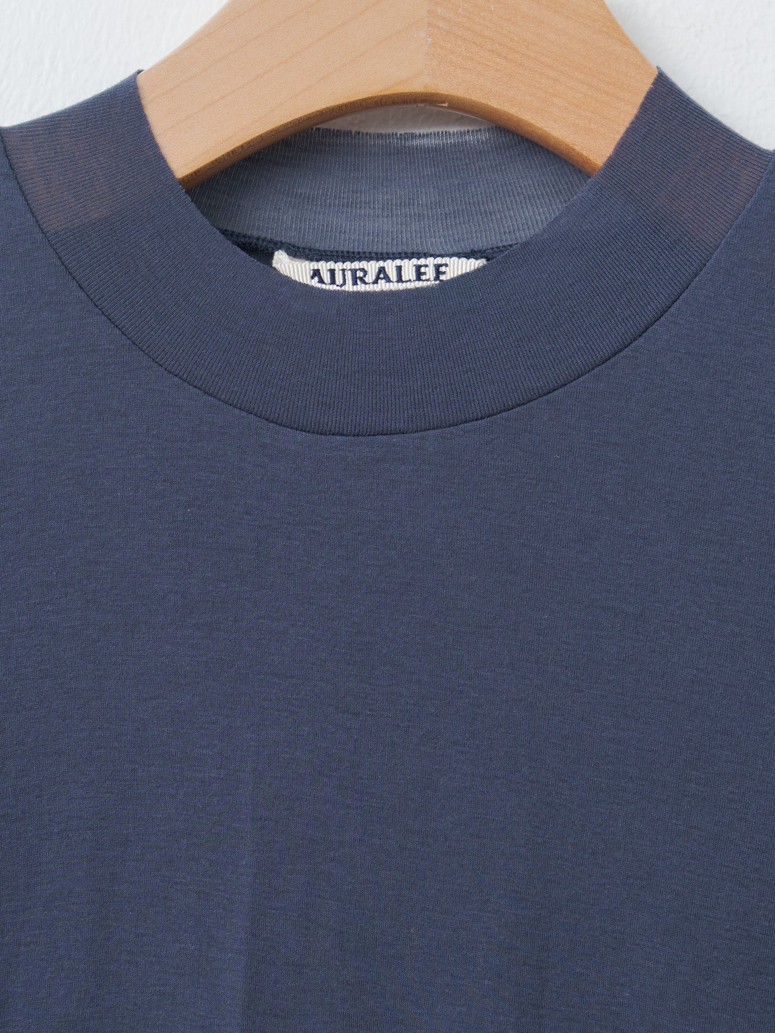 Super High Gauge Sheer Rib L/S Tee - Navy