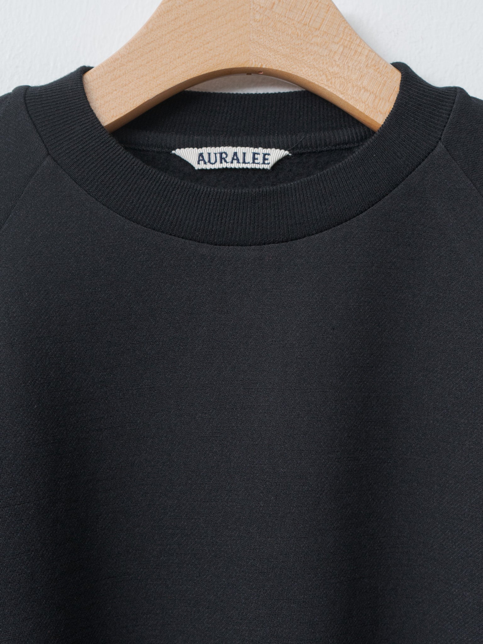 Light Wool Sweat P/O - Black