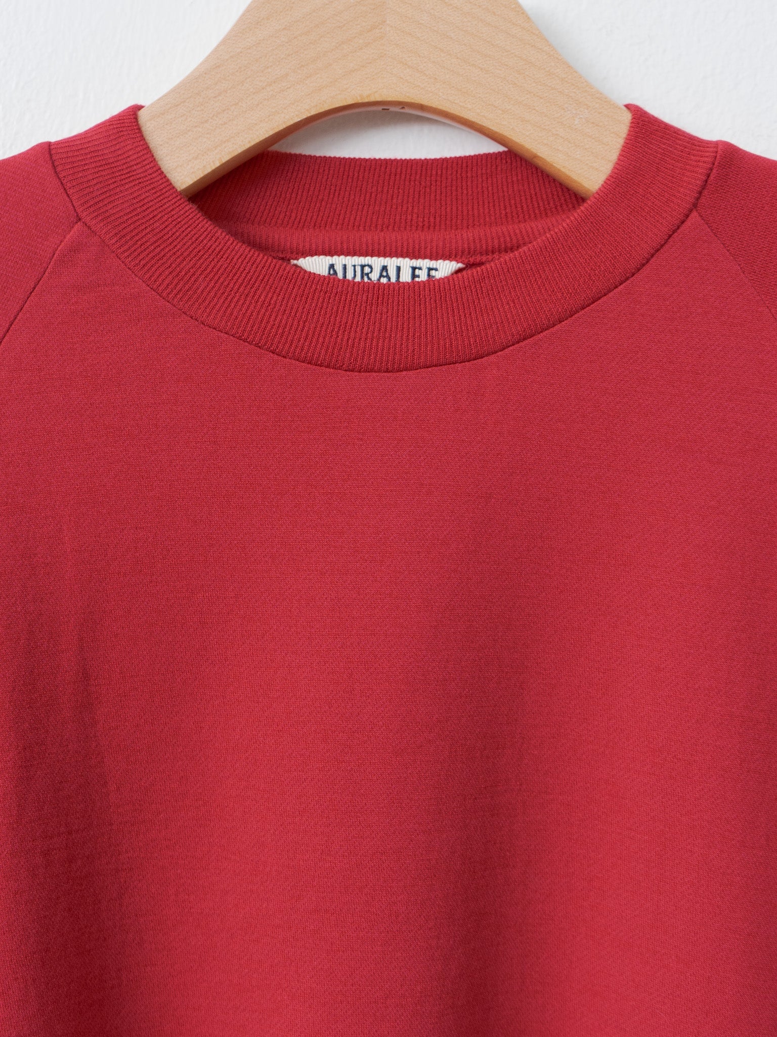 Light Wool Sweat P/O - Red