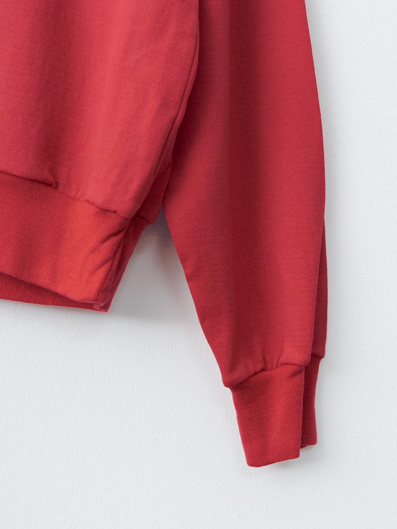 Light Wool Sweat P/O - Red