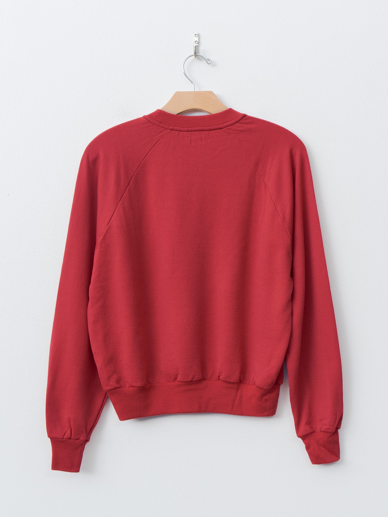 Light Wool Sweat P/O - Red