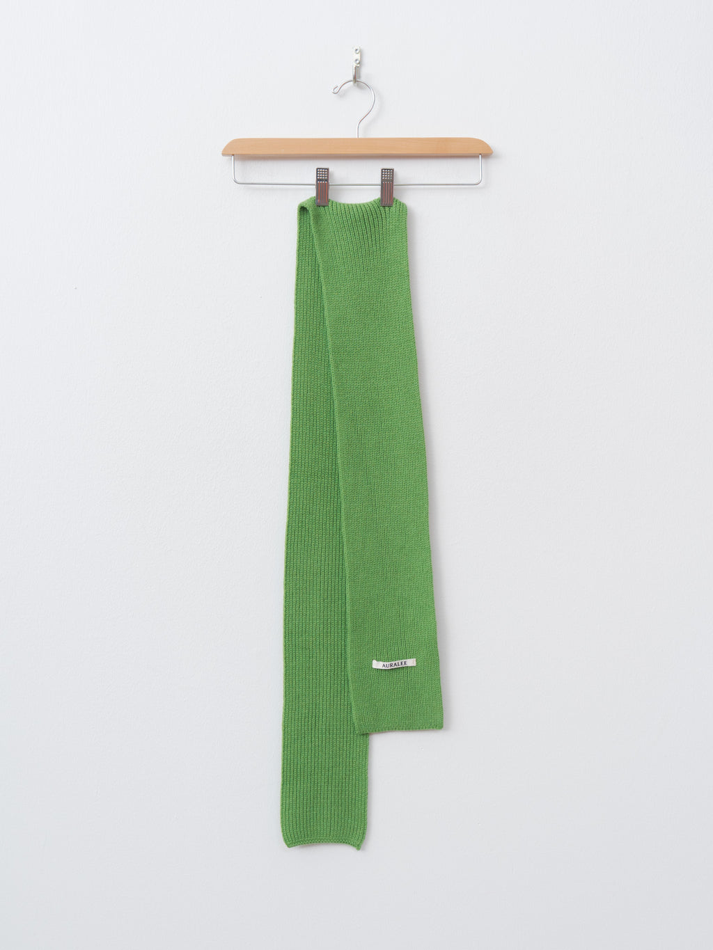 Light Cashmere Knit Stole - Green