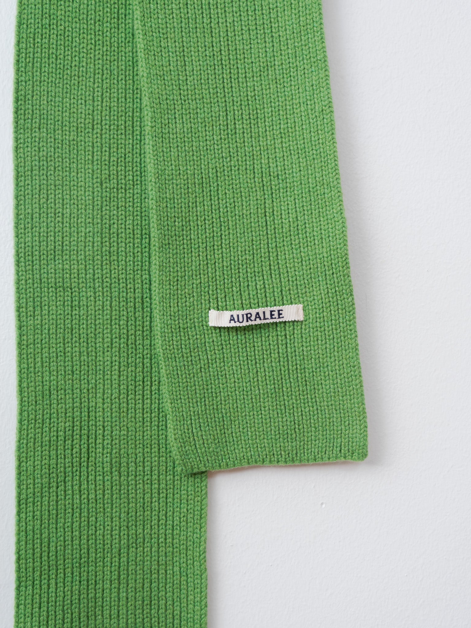 Light Cashmere Knit Stole - Green