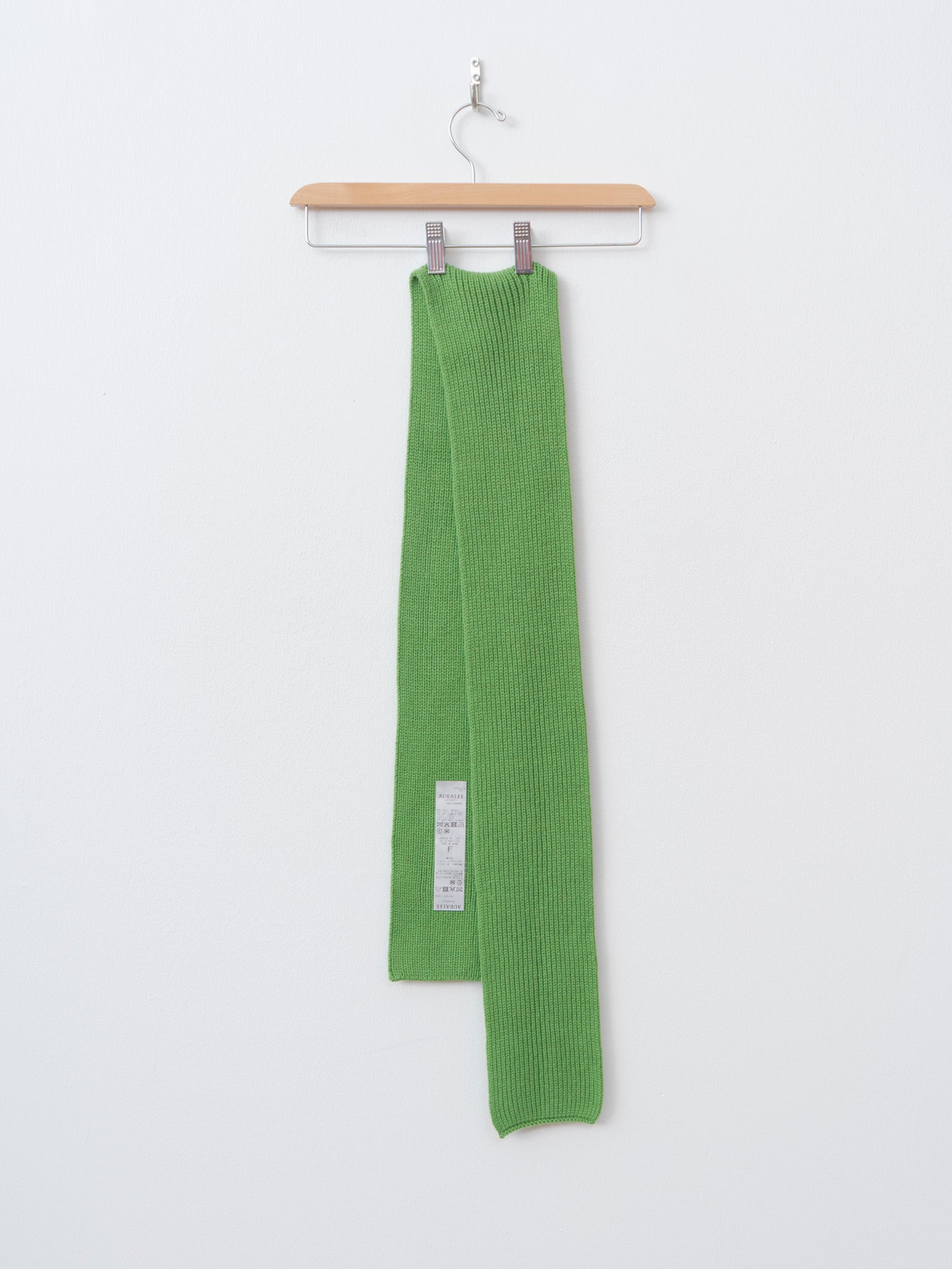 Light Cashmere Knit Stole - Green