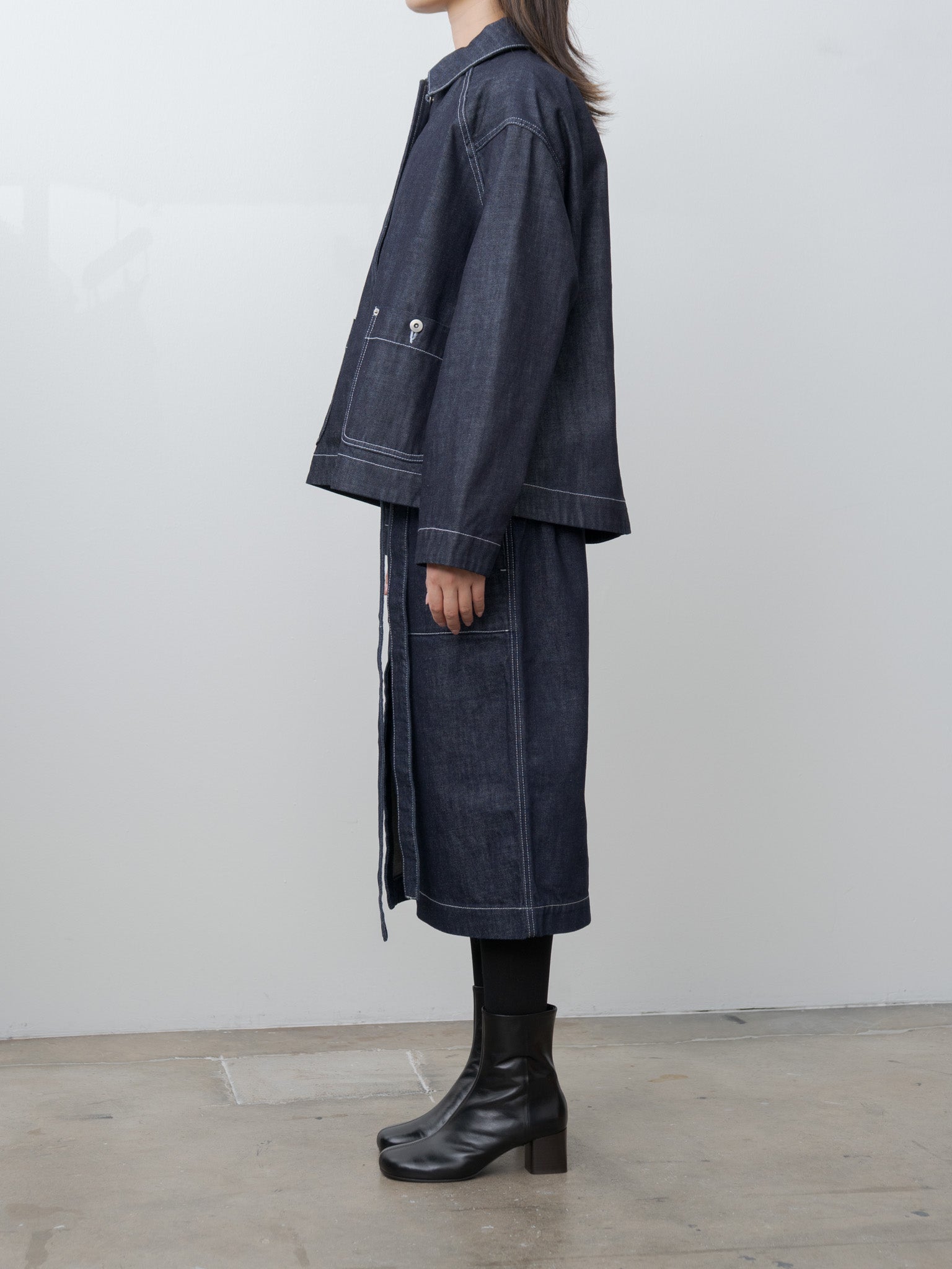 Drays Travail Jacket DENIM - Dark Indigo