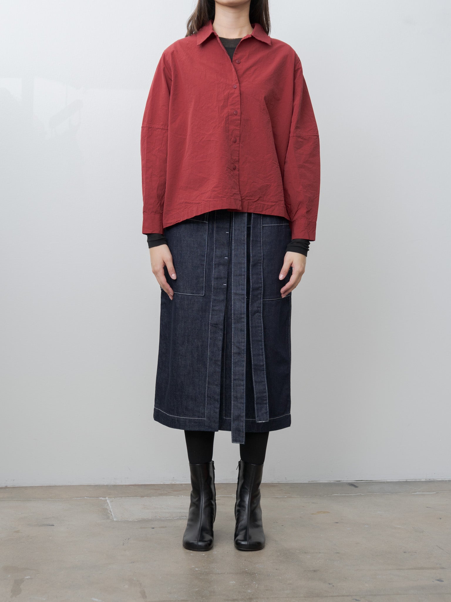 Mia Skirt DENIM - Dark Indigo