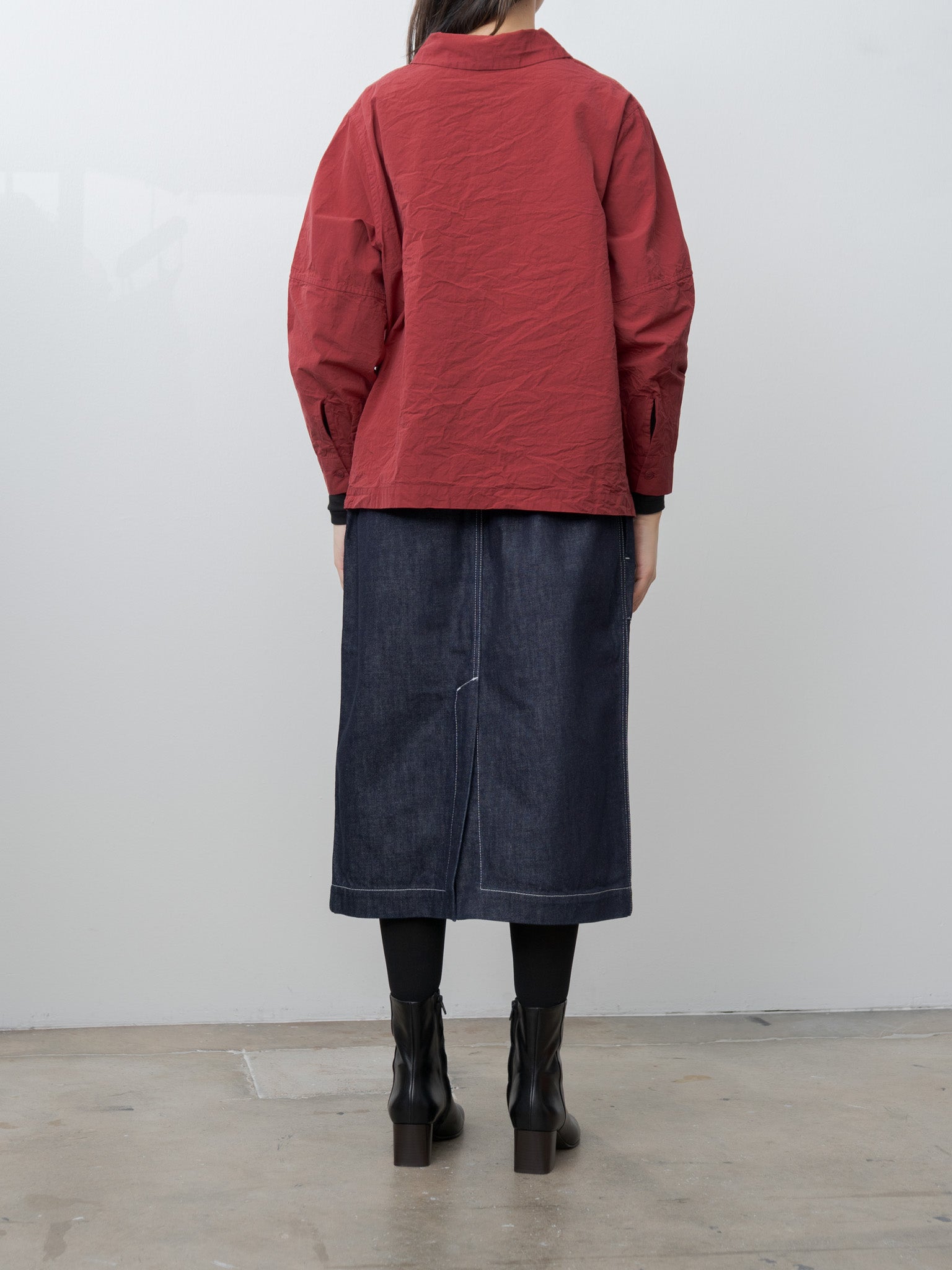 Elena Shirt PAPER COT - Rusty