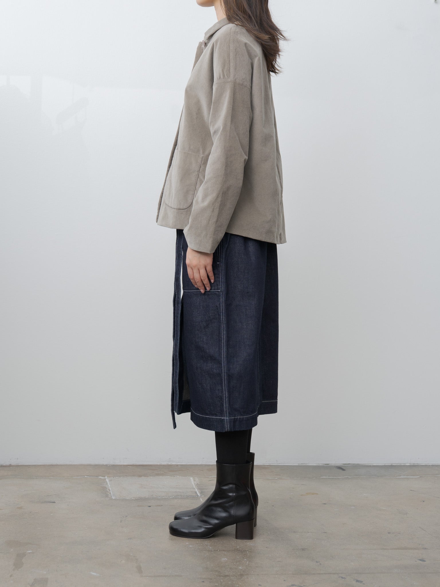 Shirt Loose Blazer V - Marron Glace