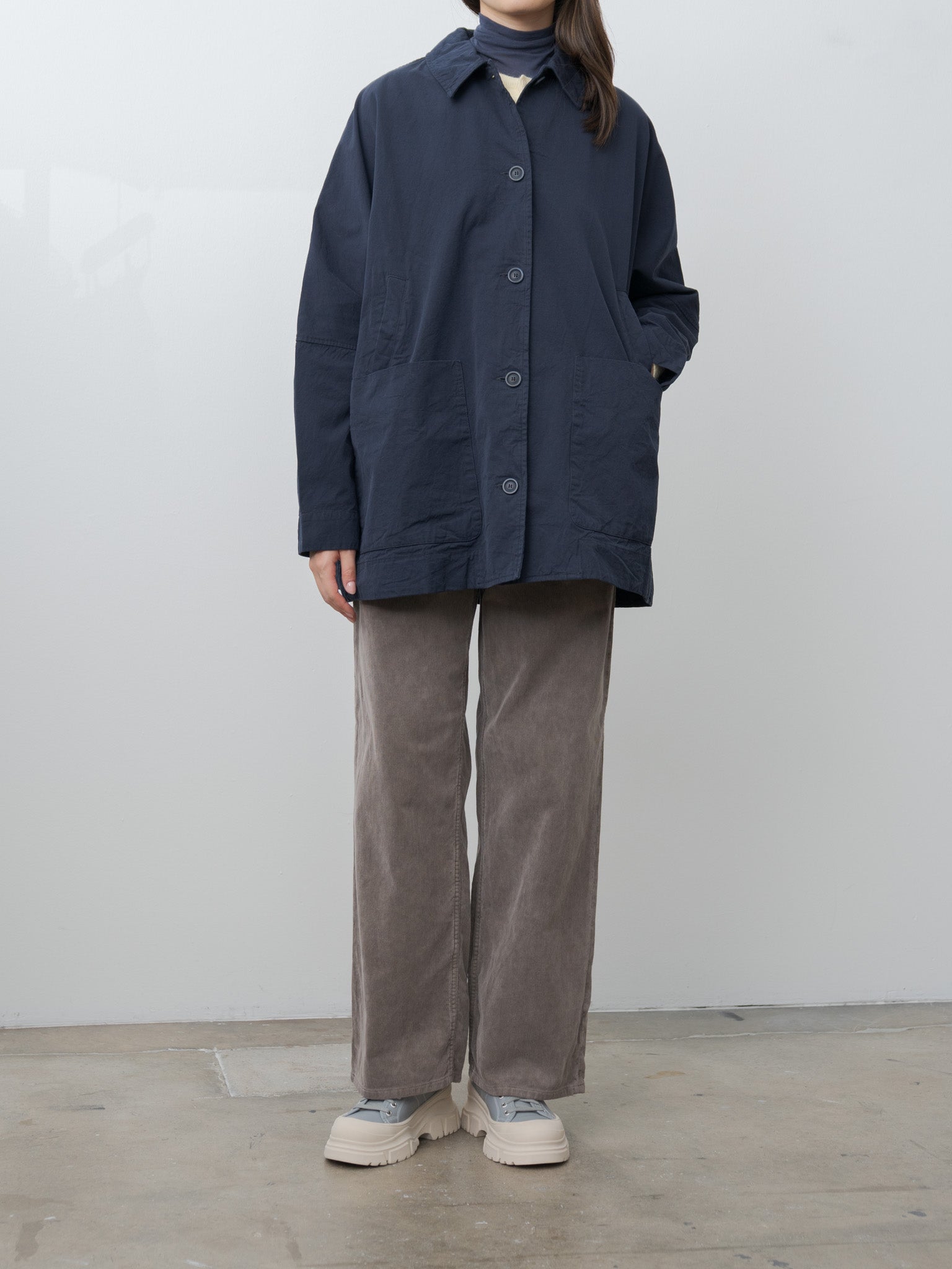 Tatiana Jacket DOUBLE COT - Navy