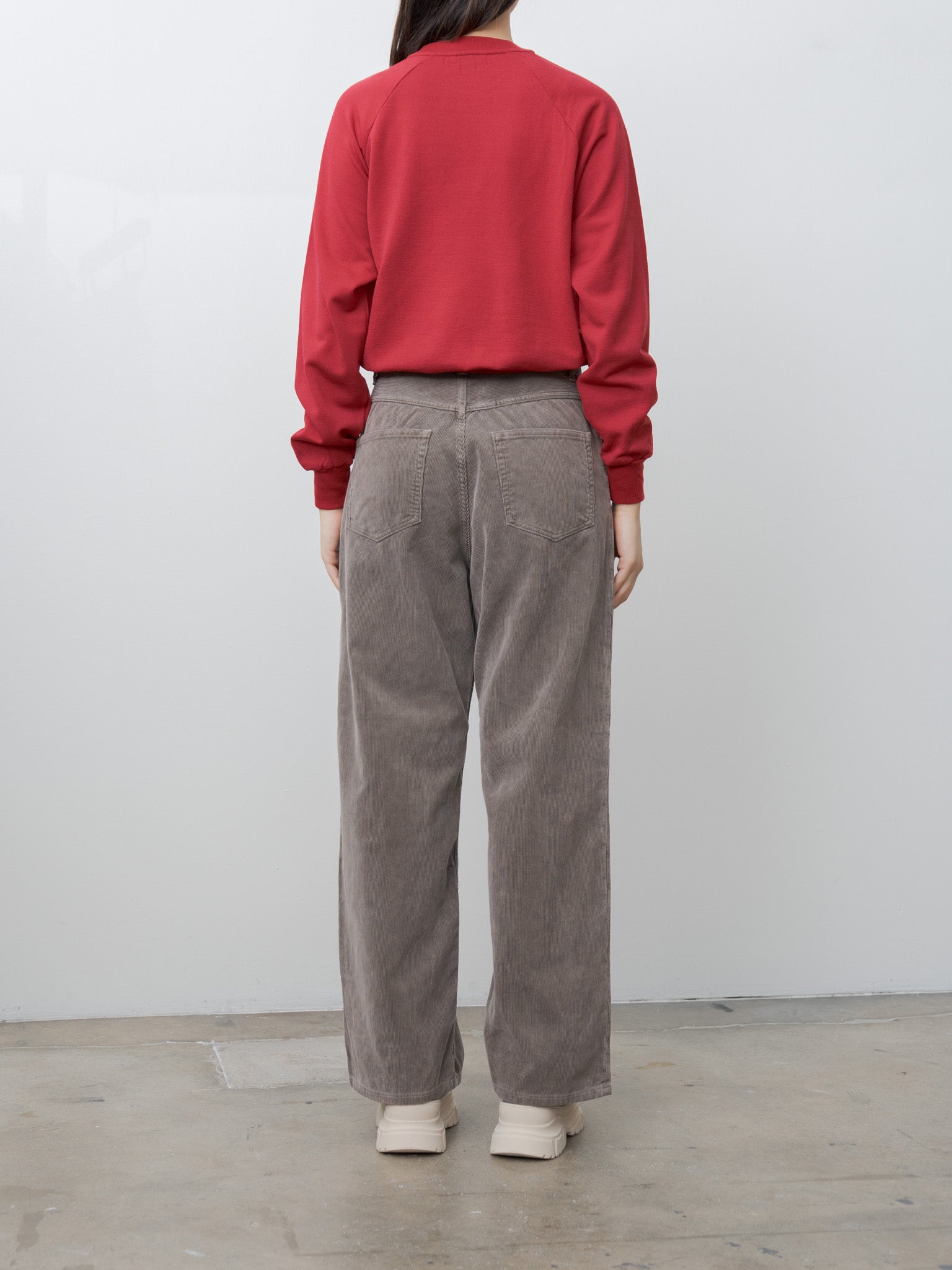 Light Wool Sweat P/O - Red
