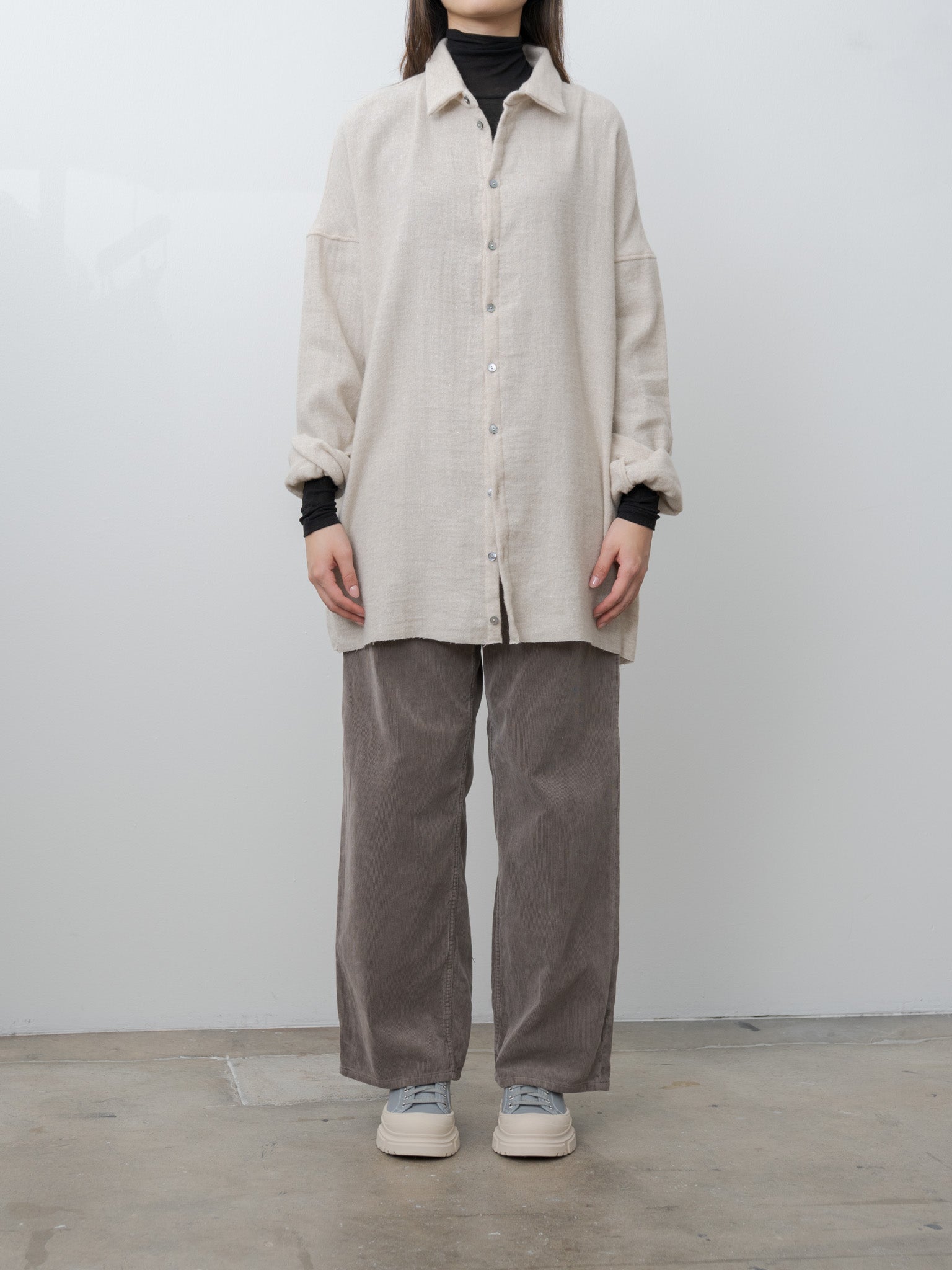 Soft Collar Shirt Light WO/WS - Natural