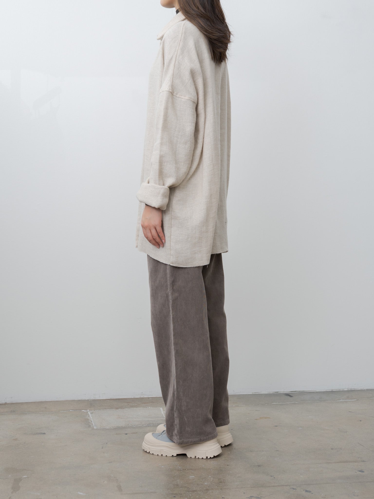 Soft Collar Shirt Light WO/WS - Natural