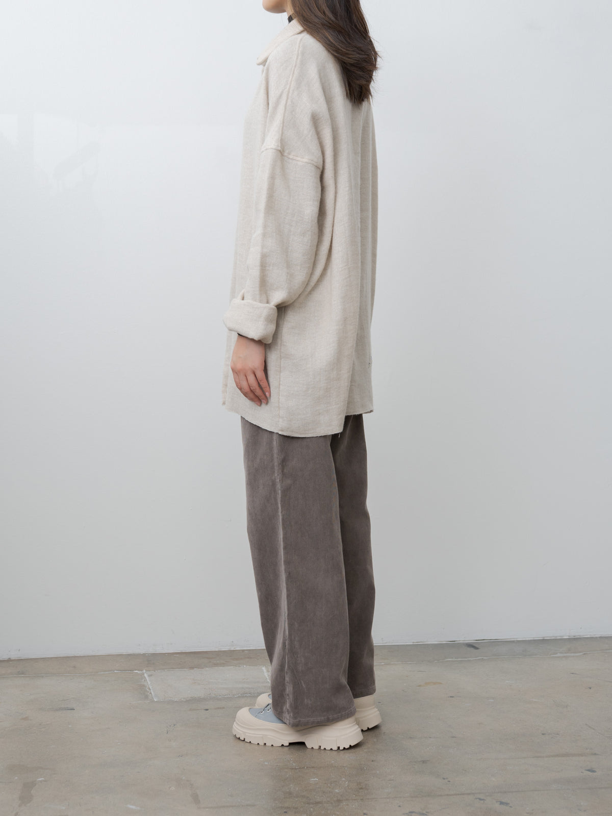 Namu Shop - Album di Famiglia Soft Collar Shirt Light WO/WS - Natural