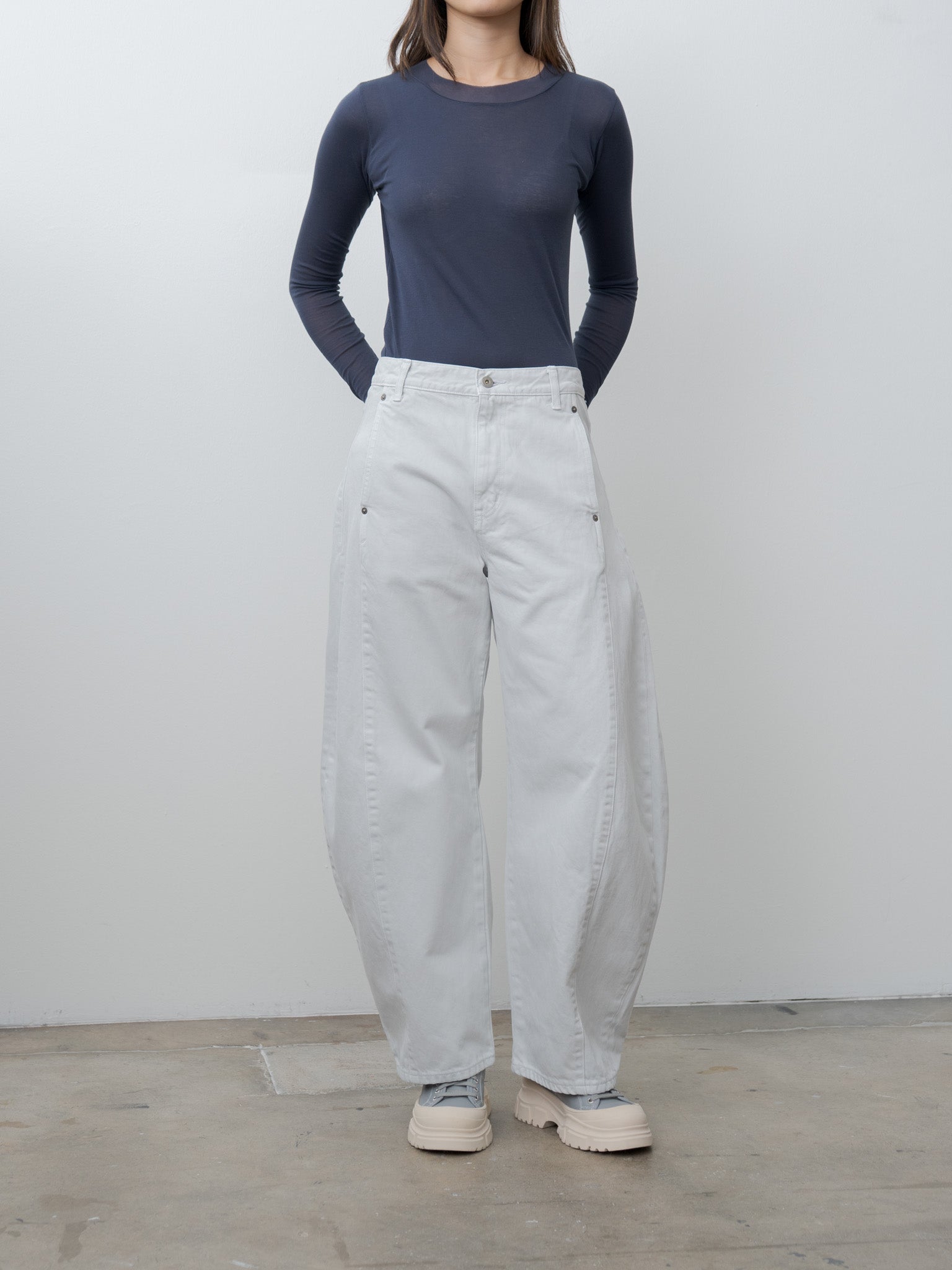 Barrel Denim - Ice Gray