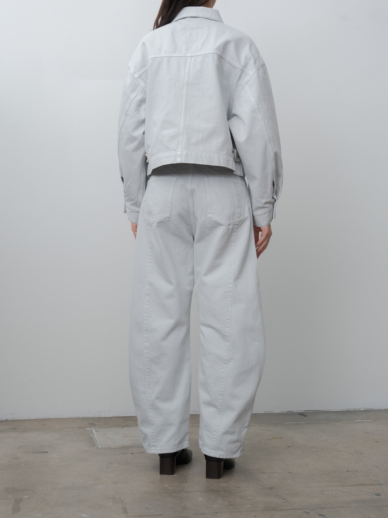 Cropped Jacket - Ice Gray