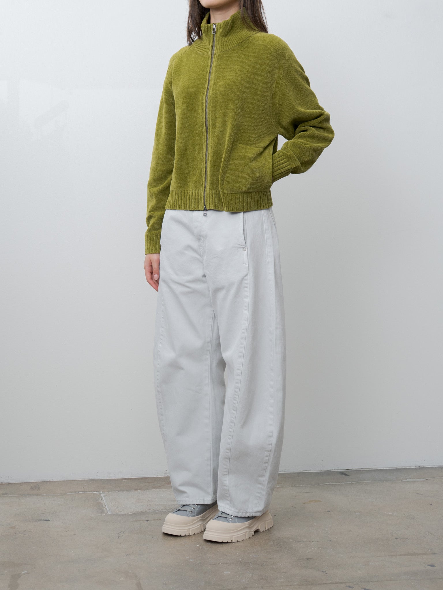 Zip-Up Jacket - Pickle