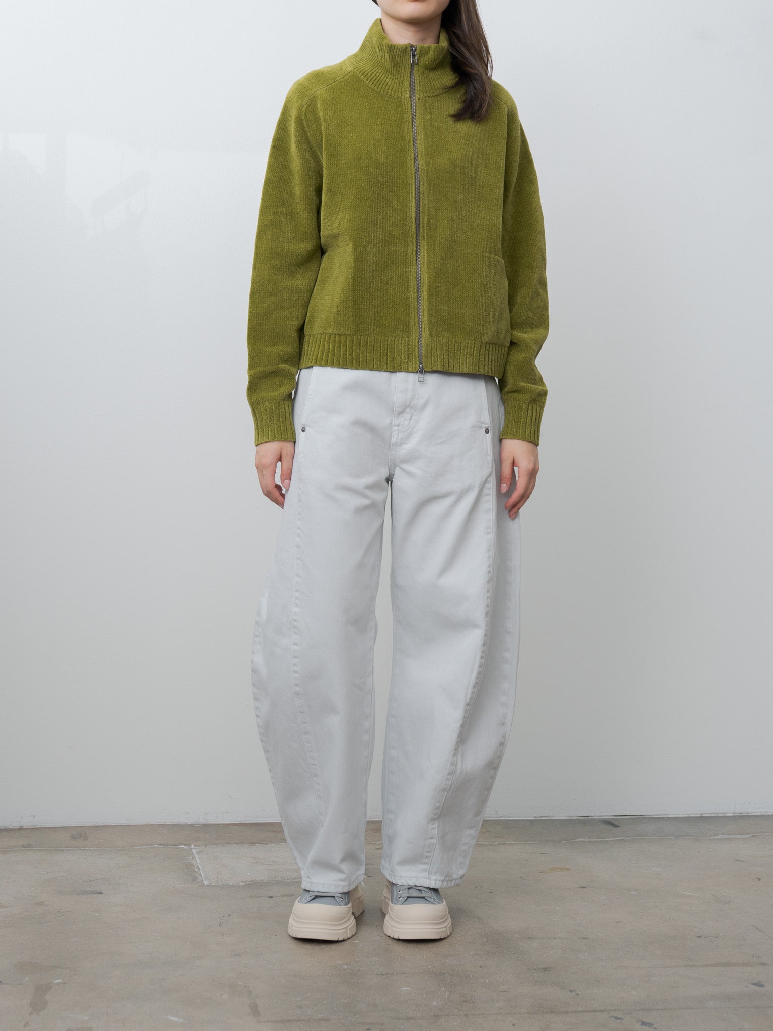 Zip-Up Jacket - Pickle