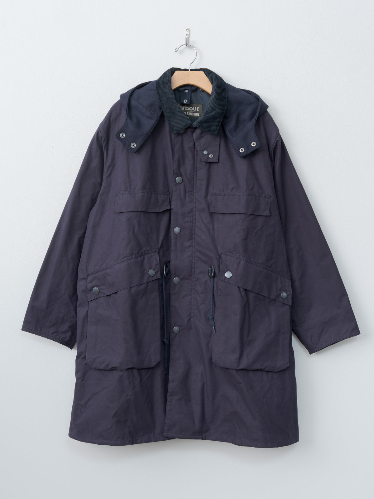 Namu Shop - Kaptain Sunshine Barbour x KS Bedale Casual Field Coat - Dark Indigo