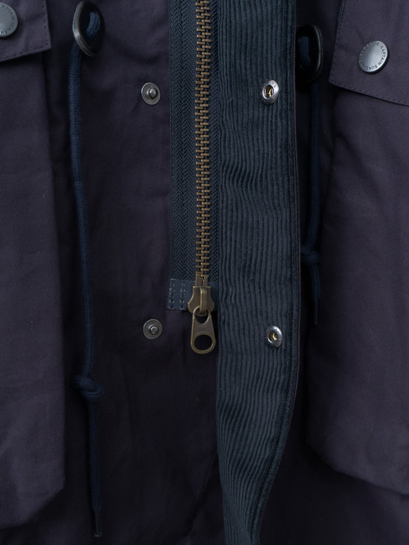 Namu Shop - Kaptain Sunshine Barbour x KS Bedale Casual Field Coat - Dark Indigo
