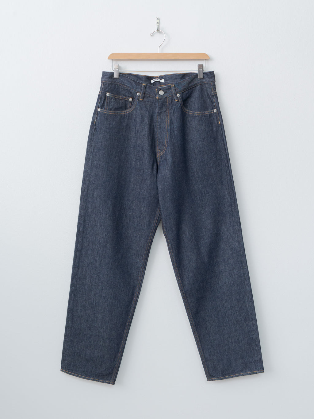 Hard Twist Denim Wide Pants - Indigo