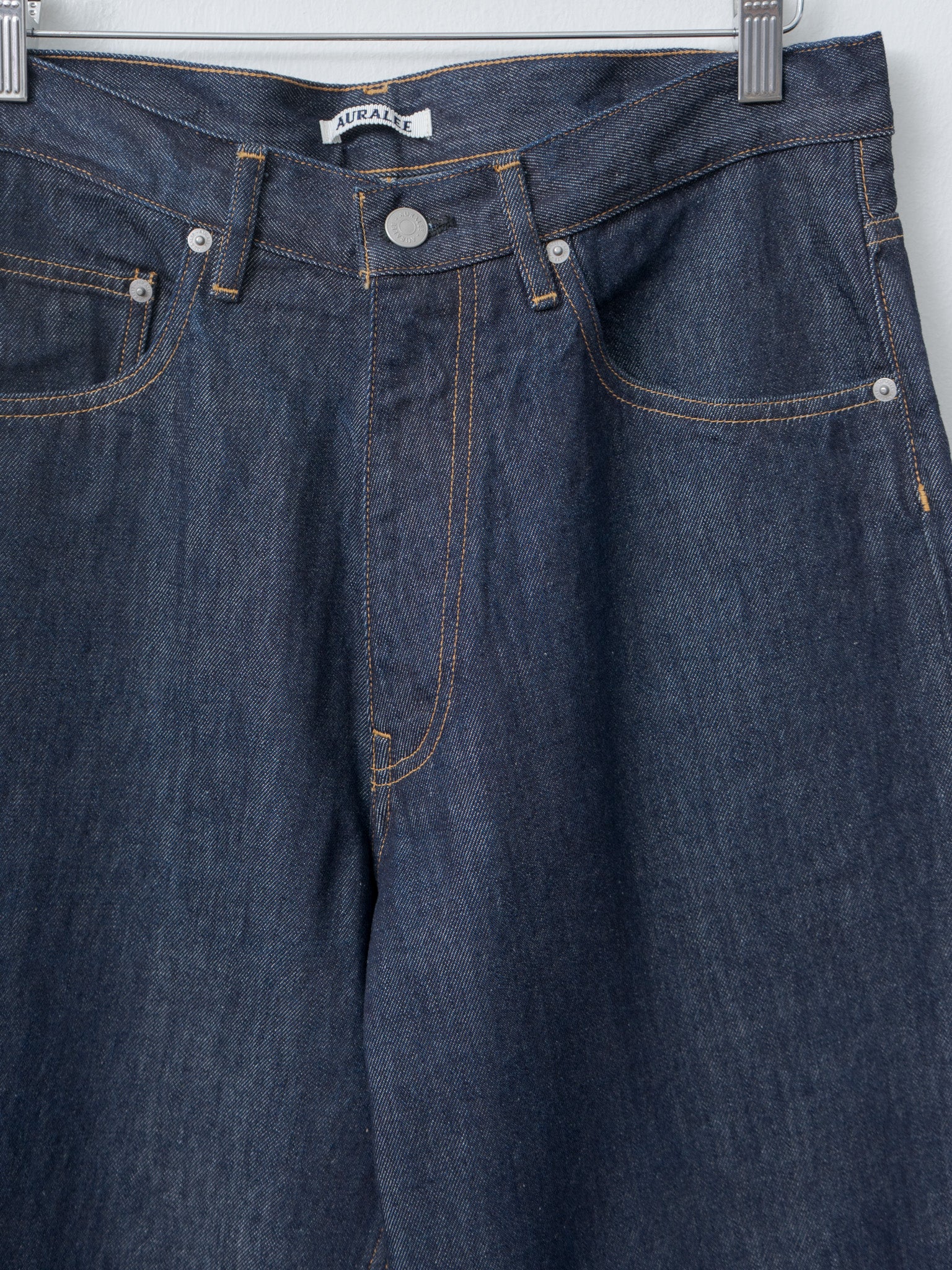 Hard Twist Denim Wide Pants - Indigo