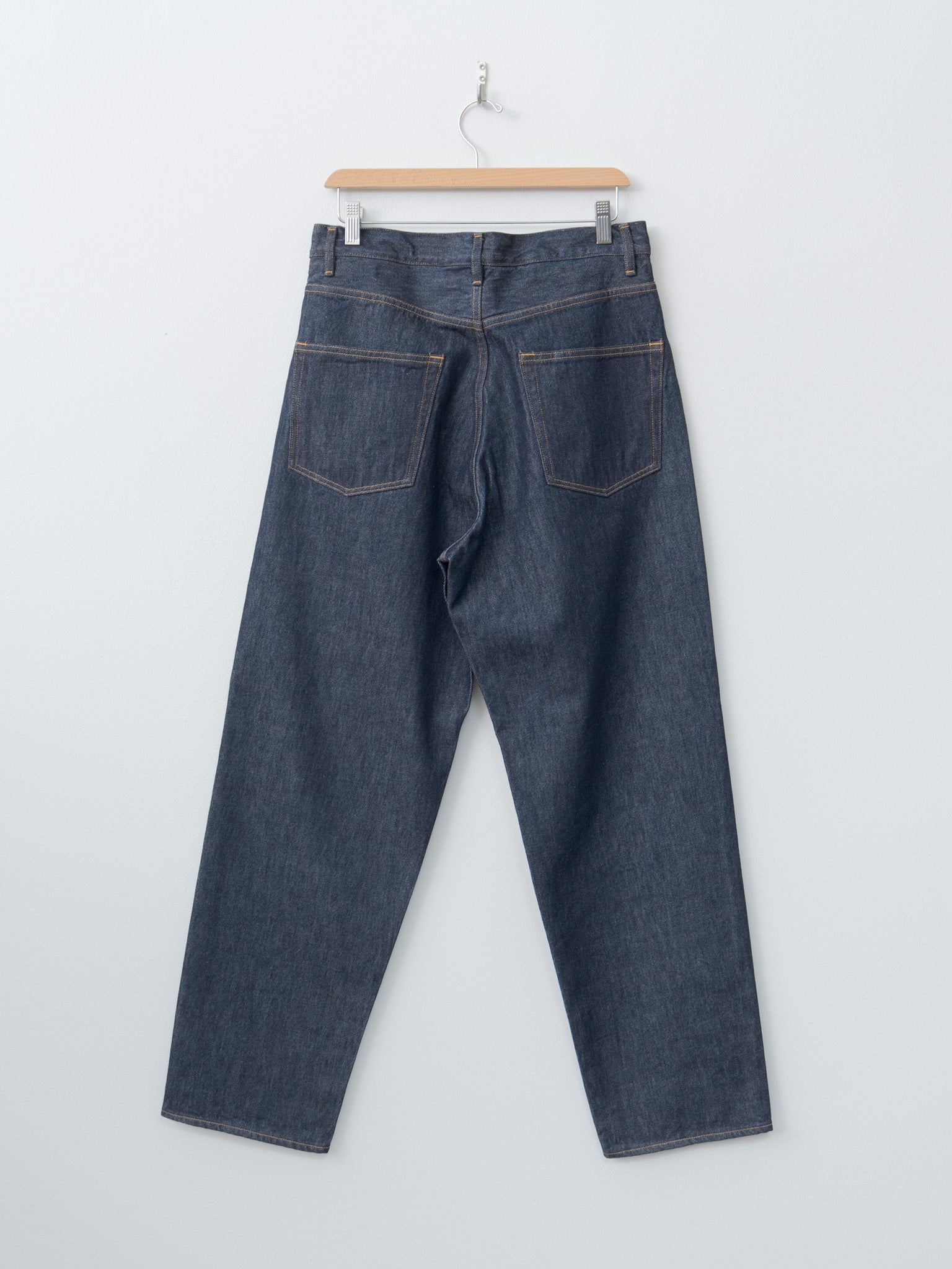 Hard Twist Denim Wide Pants - Indigo