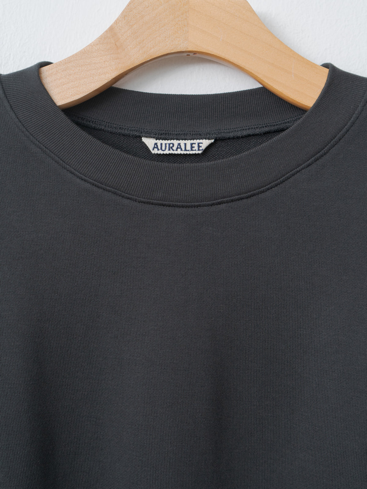 Namu Shop - Auralee Super High Gauge Sweat P/O - Ink Black