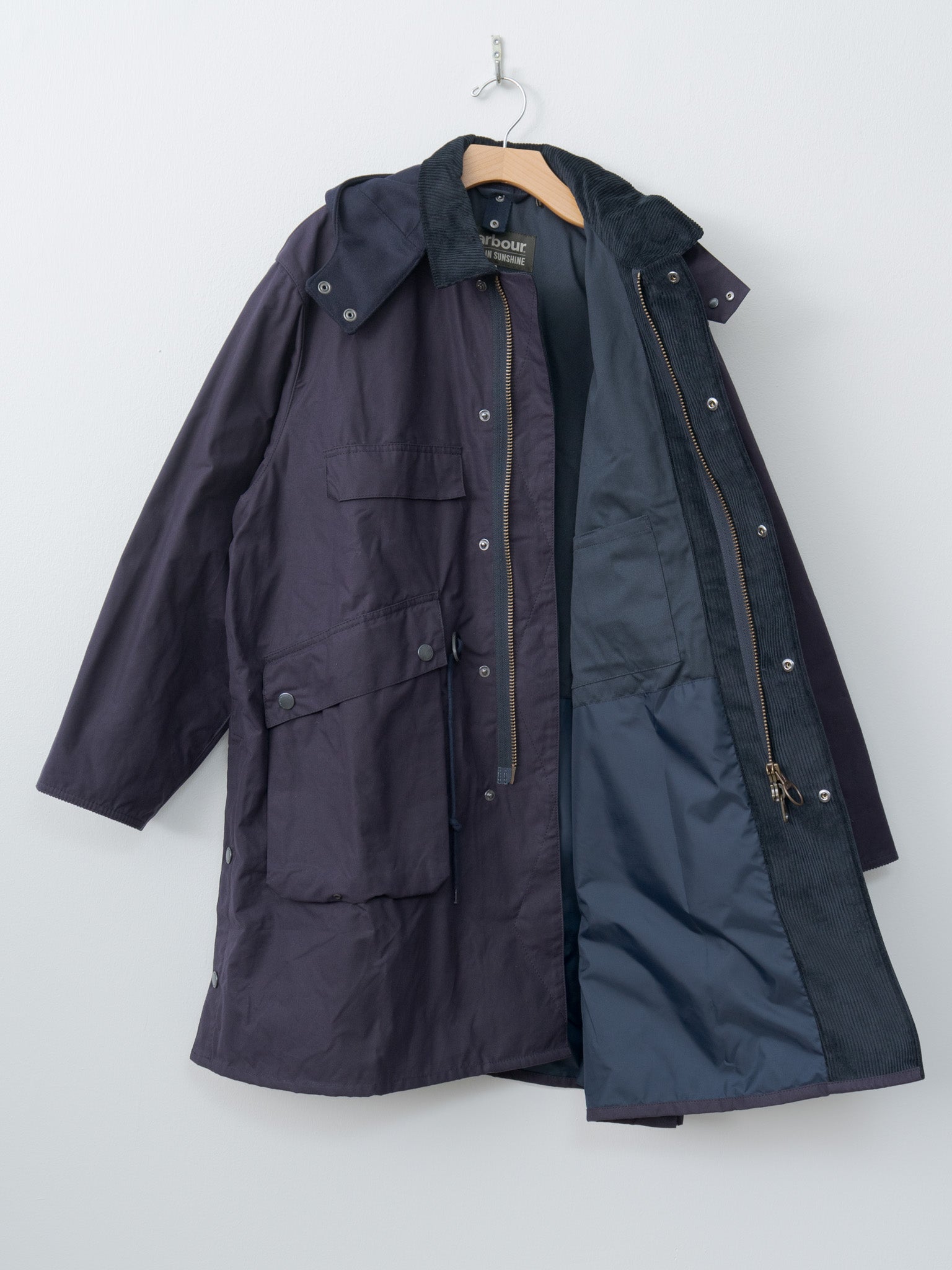 Barbour x KS Bedale Casual Field Coat - Dark Indigo