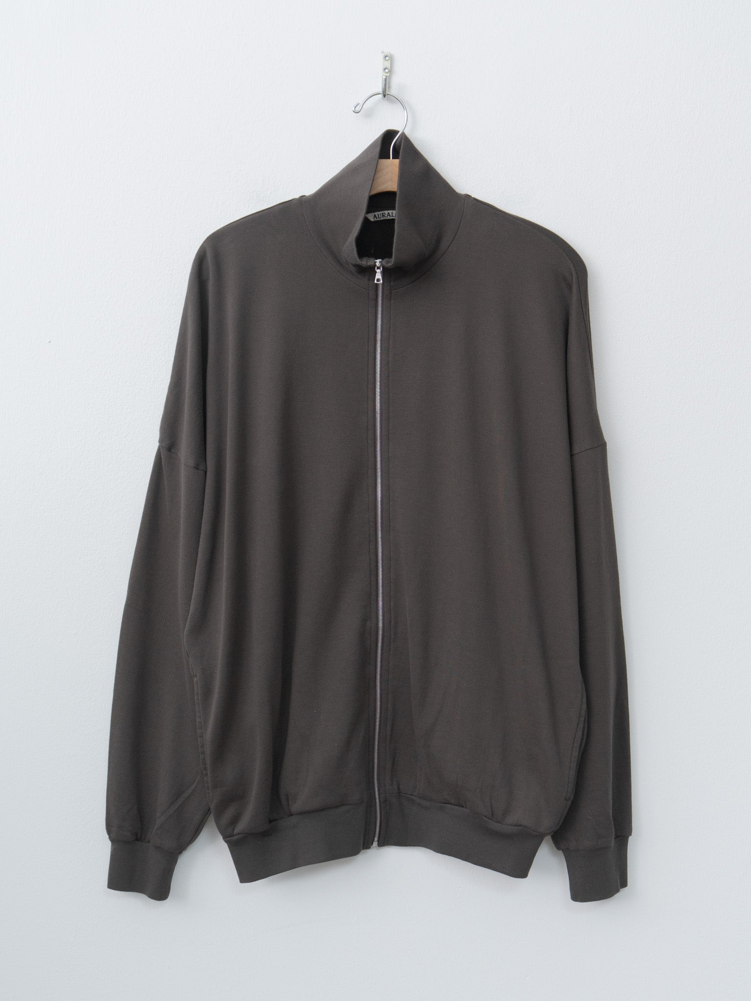 Super High Gauge Sweat Zip Blouson - Dark Brown
