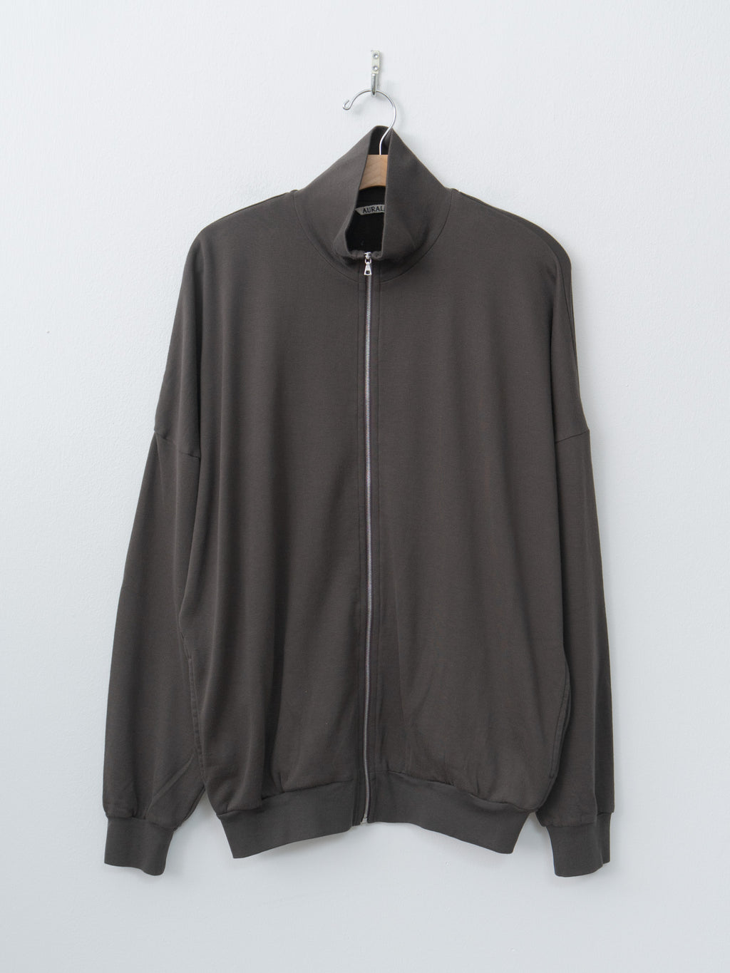Super High Gauge Sweat Zip Blouson - Dark Brown