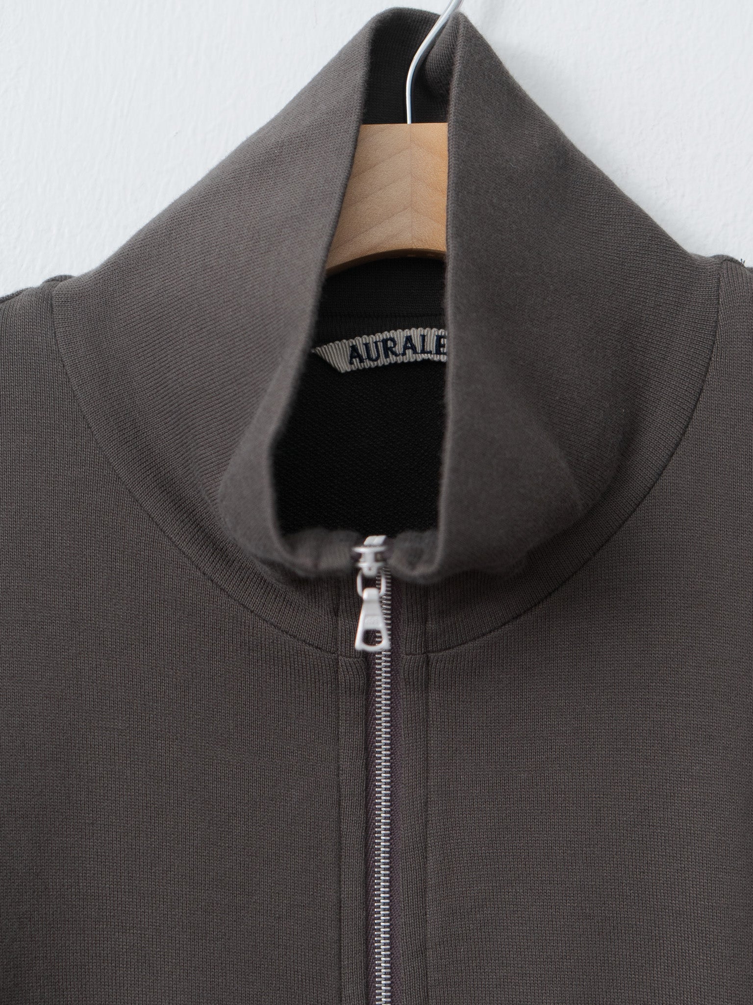 Super High Gauge Sweat Zip Blouson - Dark Brown