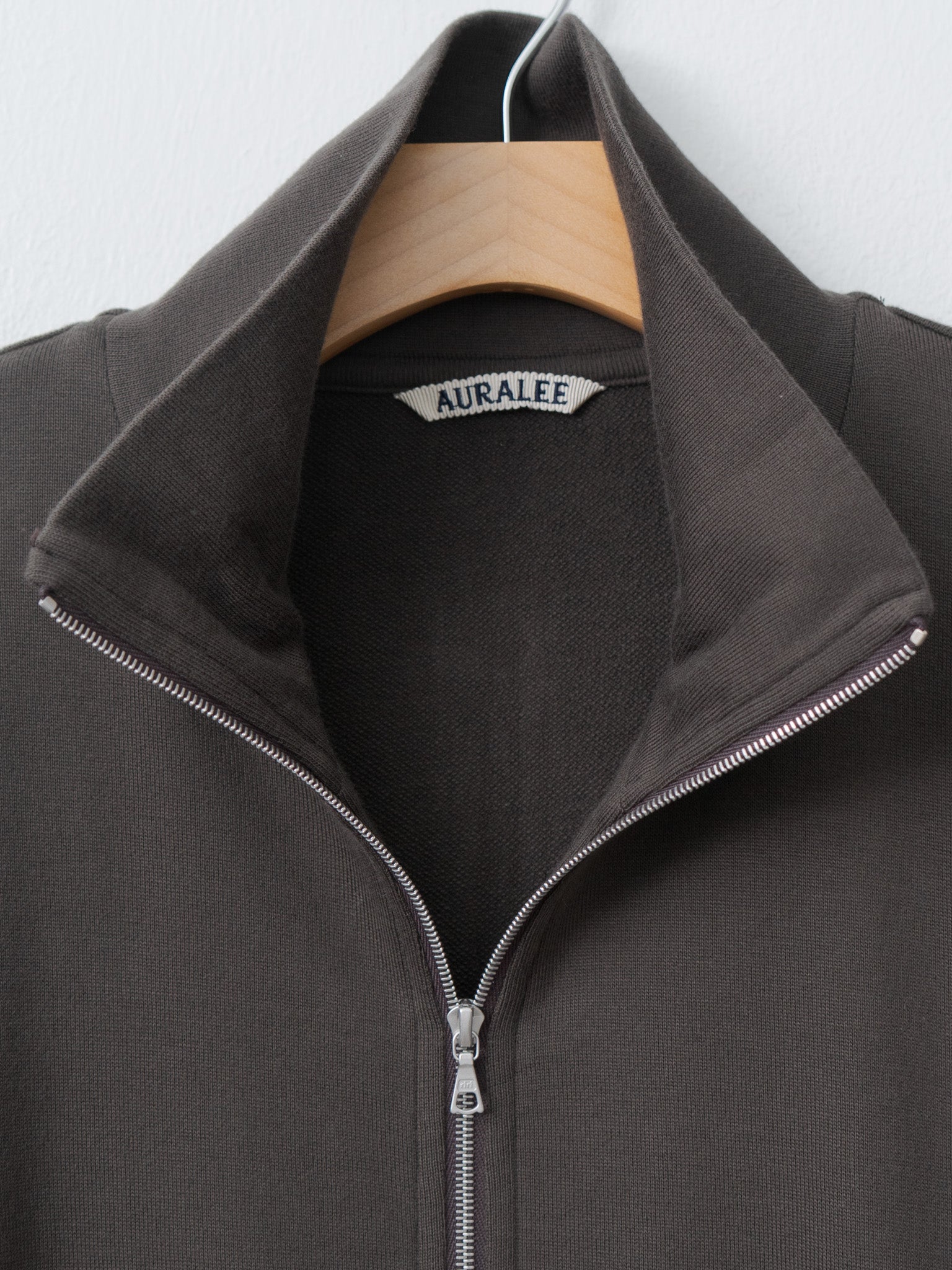 Super High Gauge Sweat Zip Blouson - Dark Brown