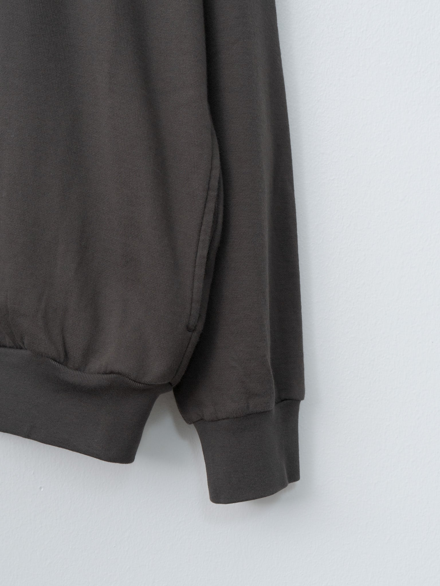 Super High Gauge Sweat Zip Blouson - Dark Brown