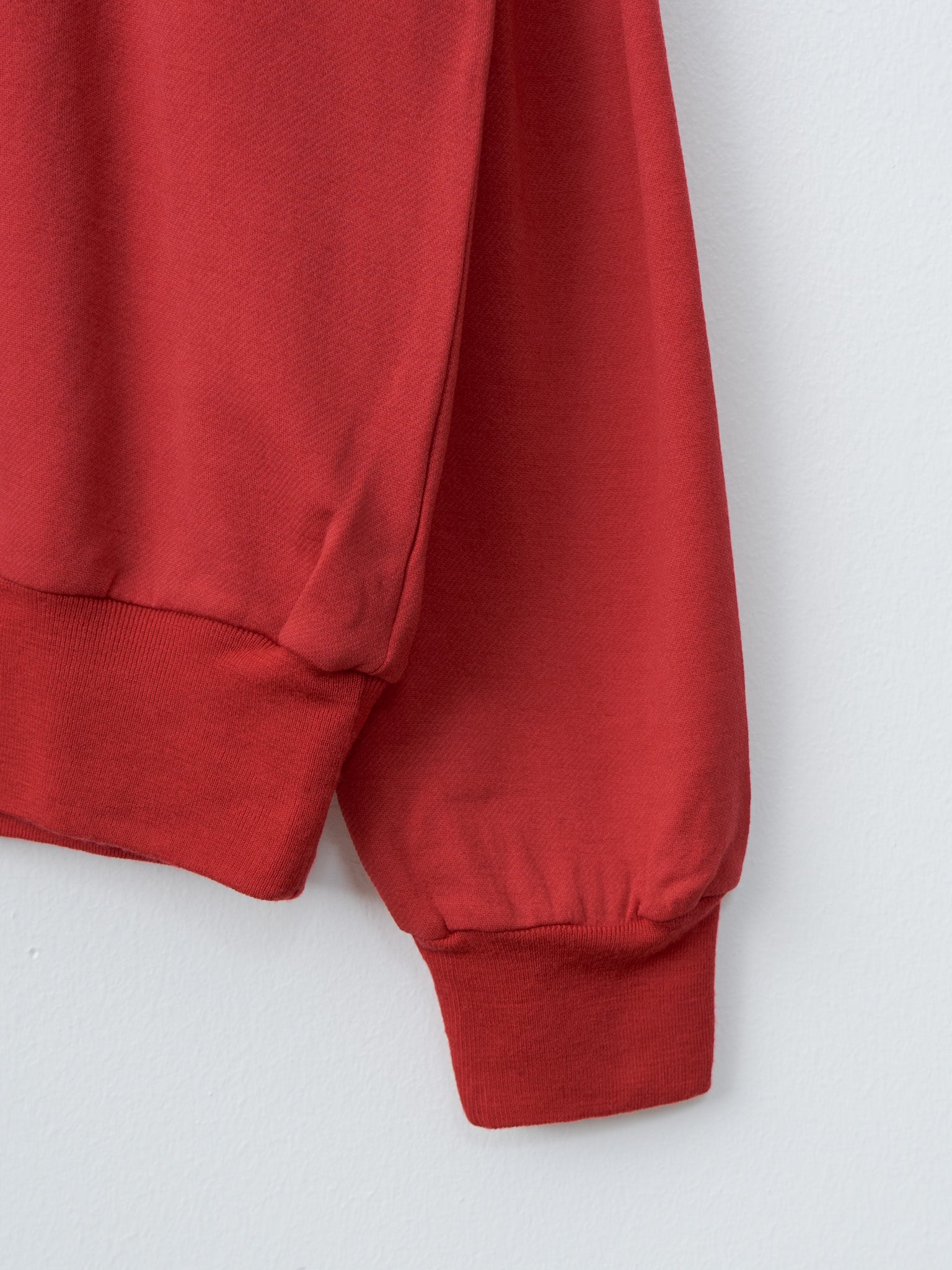 Light Wool Sweat P/O - Red