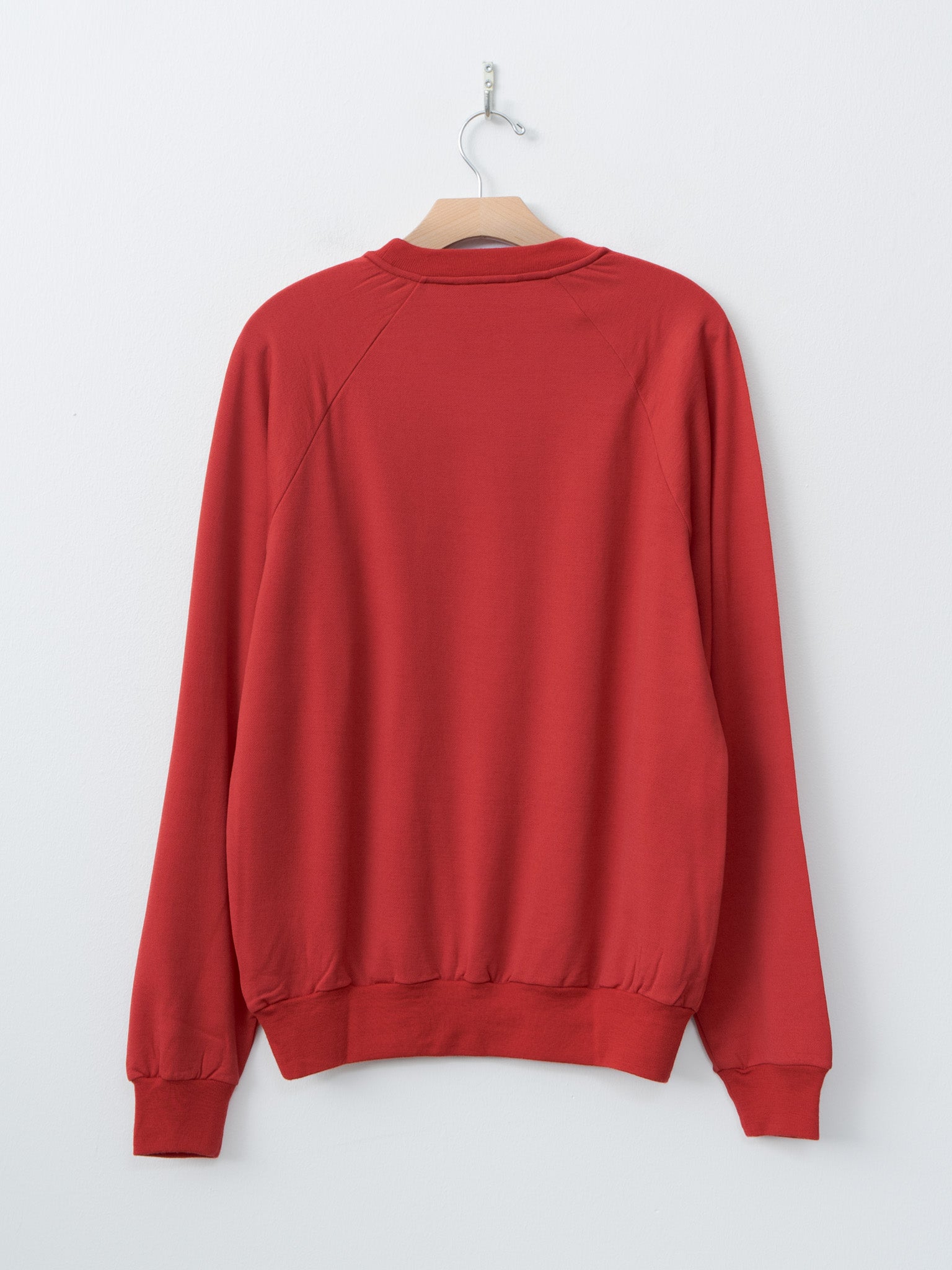 Light Wool Sweat P/O - Red